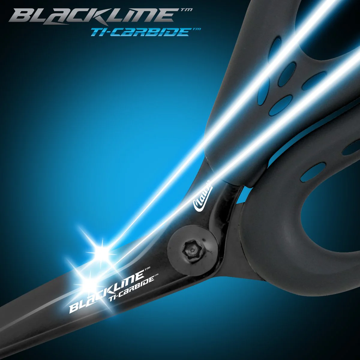 Clauss 10" Blackline Titanium Carbide Shear - Image 4