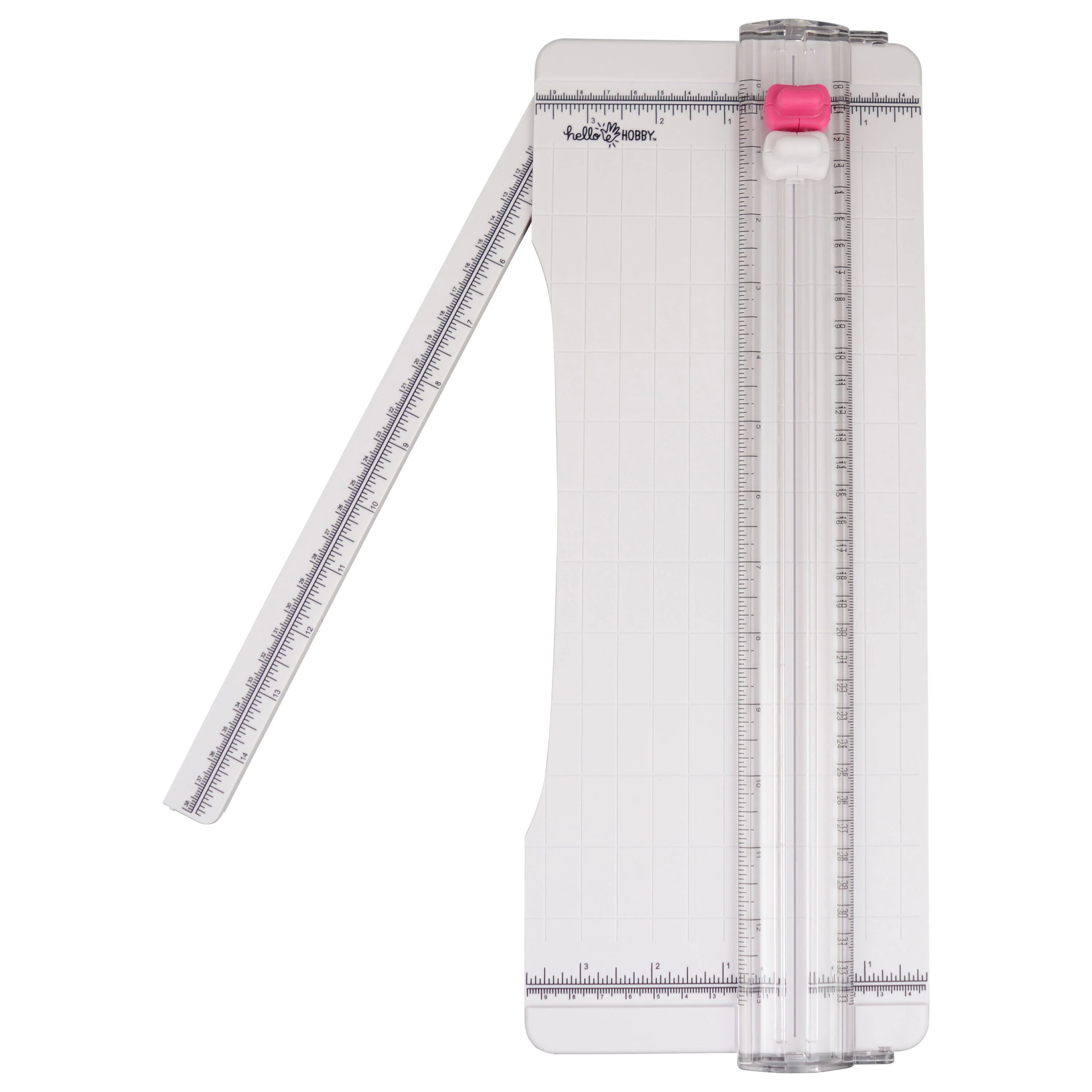 Hello Hobby Multi-Purpose Personal Paper Trimmer, 13", Plastic, Pink, 1-Count (55965-PARENT) - Image 3