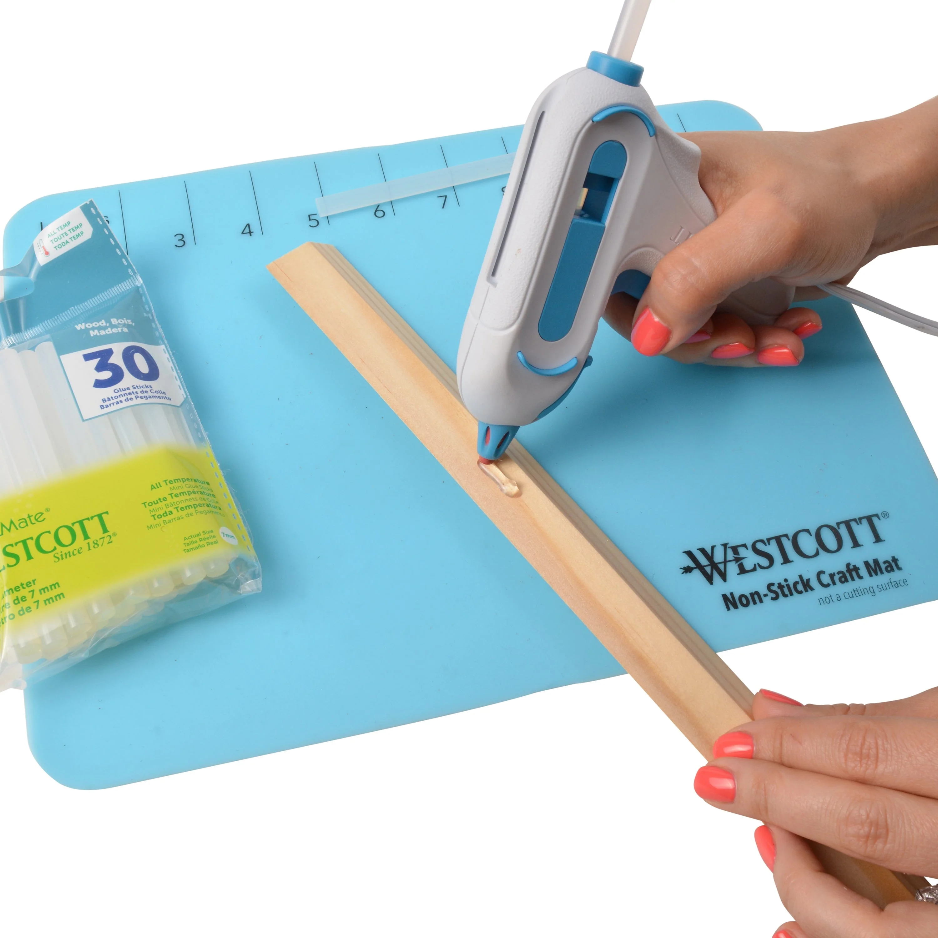 Premium All Temperature Mini Glue Sticks, Wood Formulation (17115) - Image 3