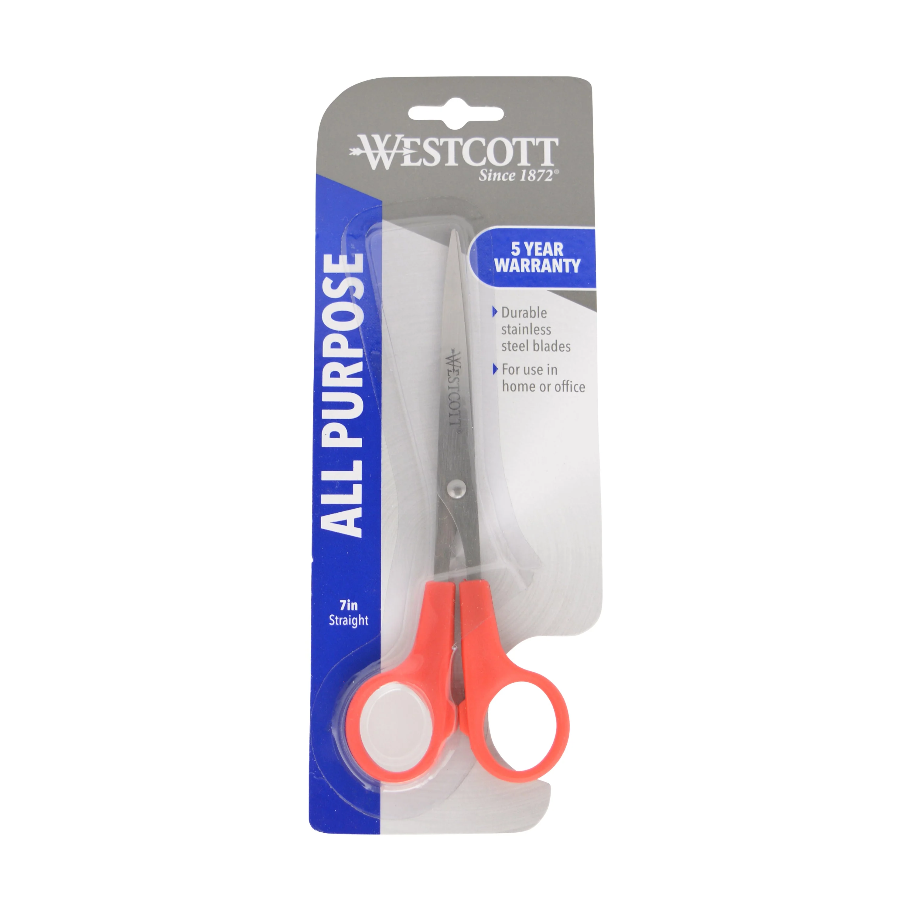 Westcott All Purpose Value Scissors, 7", Red (40617) - Image 6