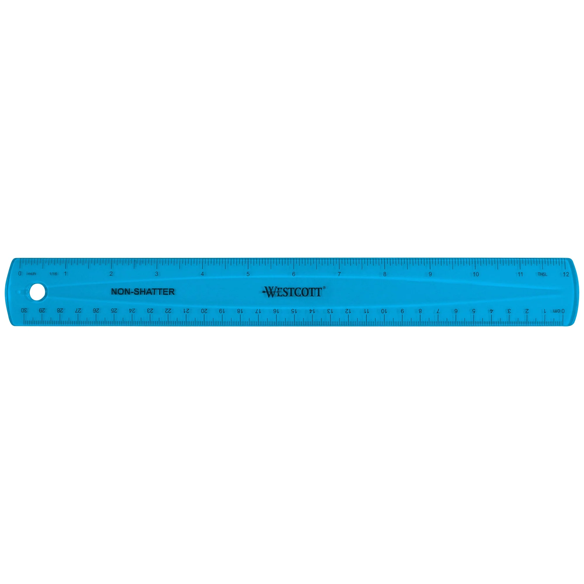 Westcott 12" Shatterproof Ruler, Assorted Translucent Colors (14381) - Image 3