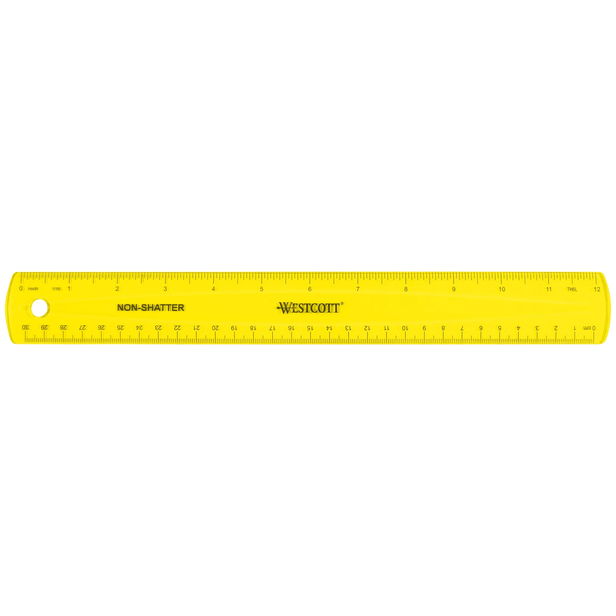 Westcott 12" Shatterproof Ruler, Assorted Translucent Colors (14381) - Image 5