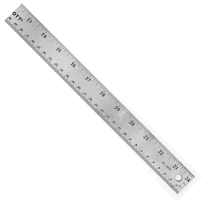 Westcott 24" Stainless Steel Office Ruler With Non Slip Cork Base (10418) - Image 4