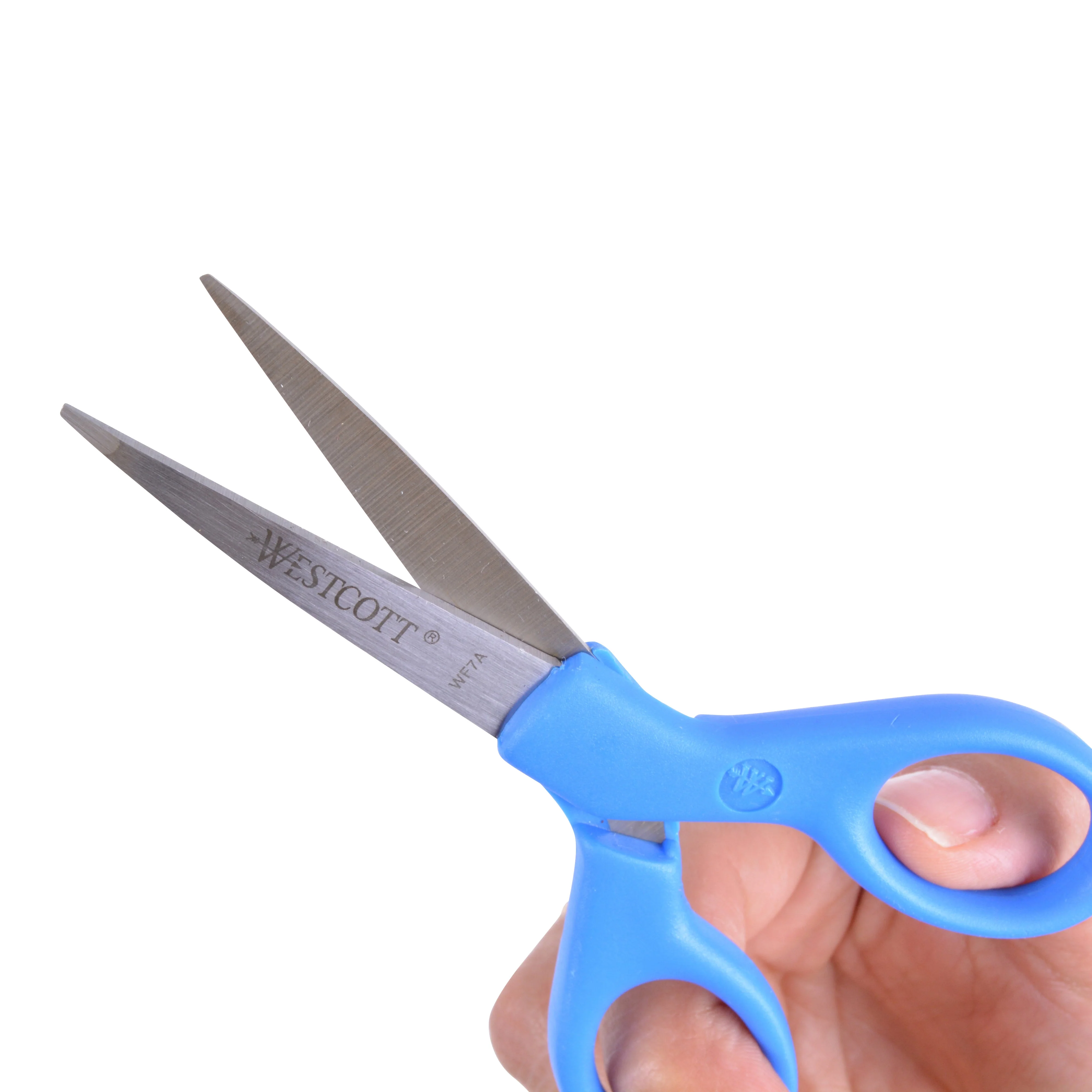 Westcott All Purpose Preferred Stainless Steel Scissors, 5", Blue (44216) - Image 4