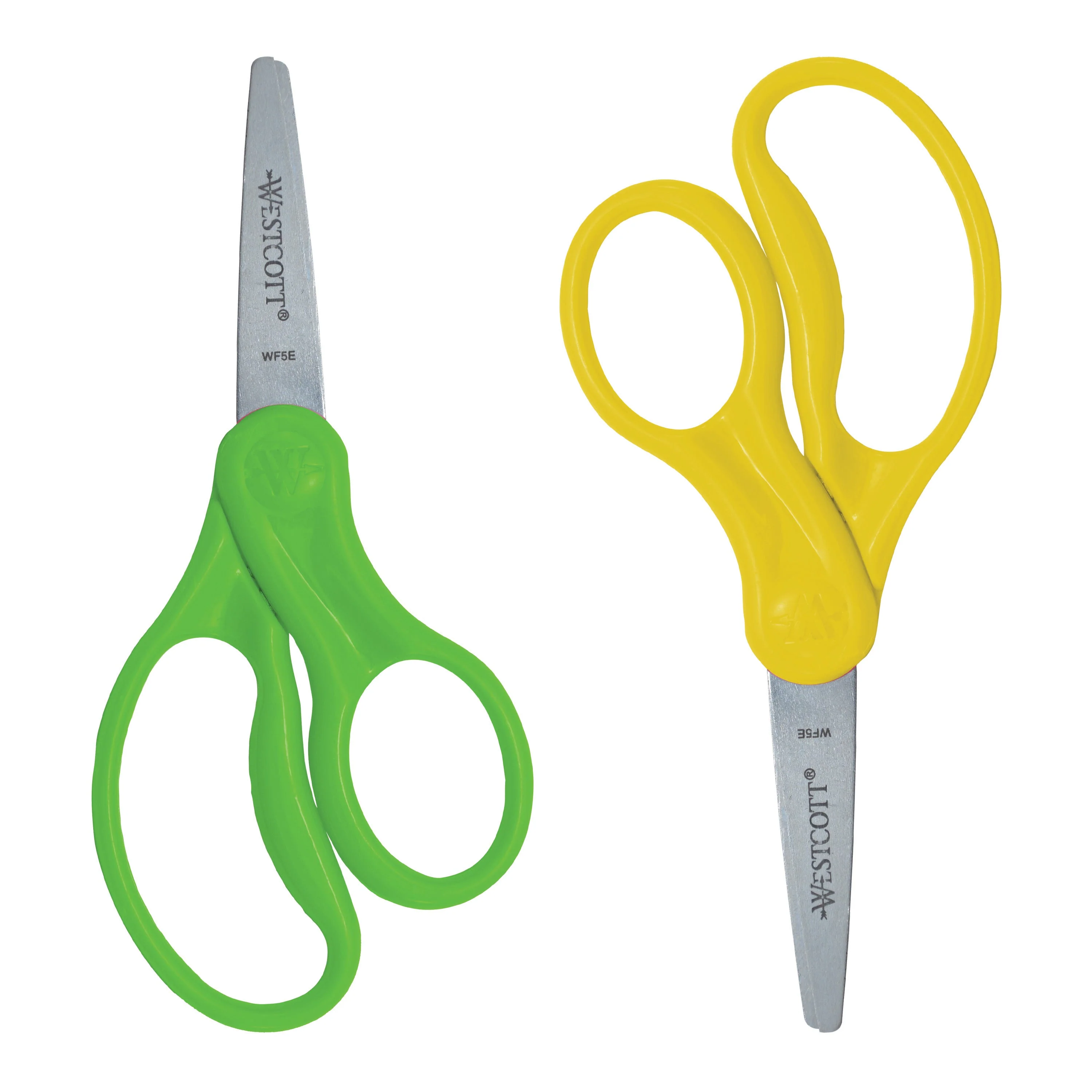 Westcott 5" Hard Handle Kids Scissors 2pk, Pointed (13132) - Image 3