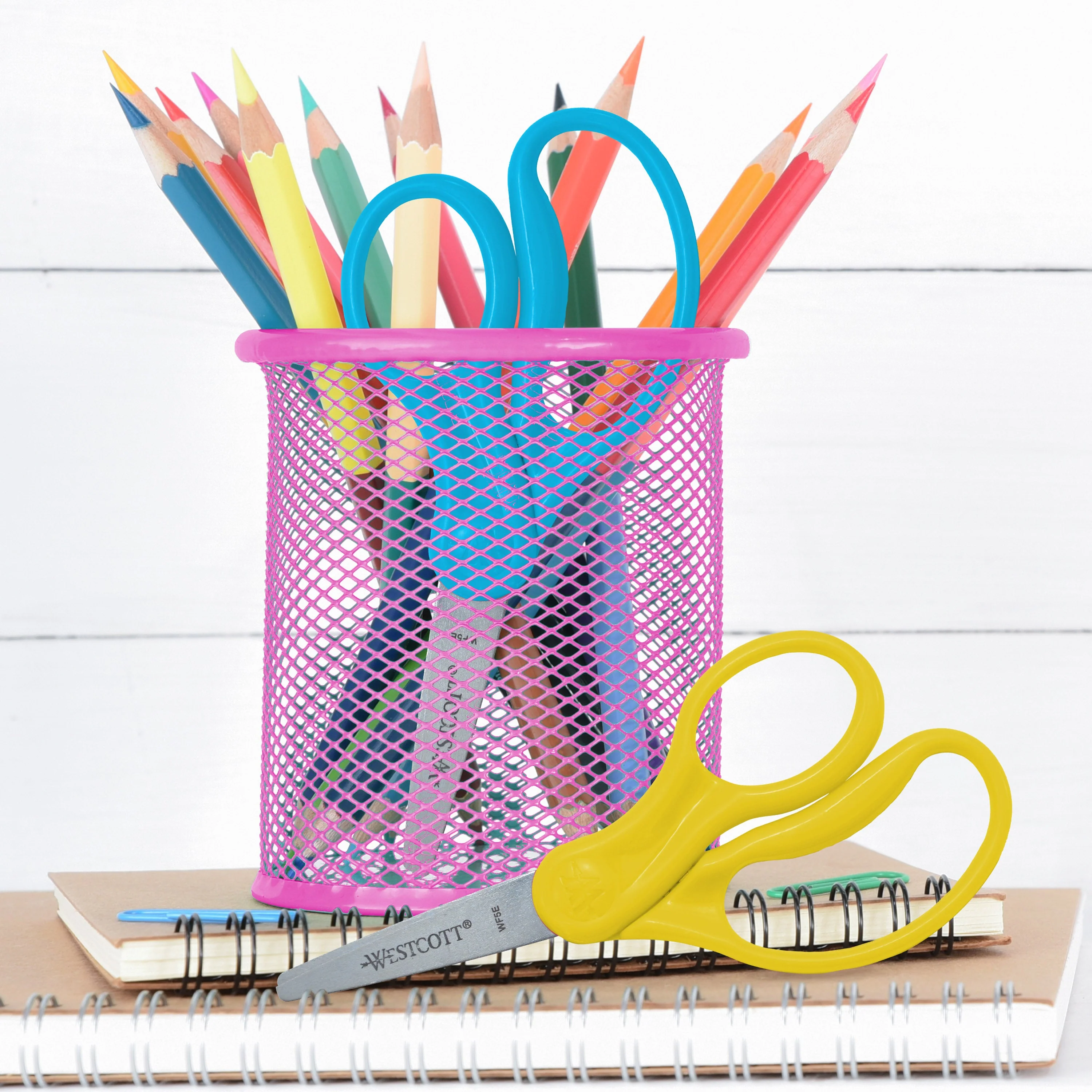 Westcott 5" Hard Handle Kids Scissors 2pk, Pointed (13132) - Image 6