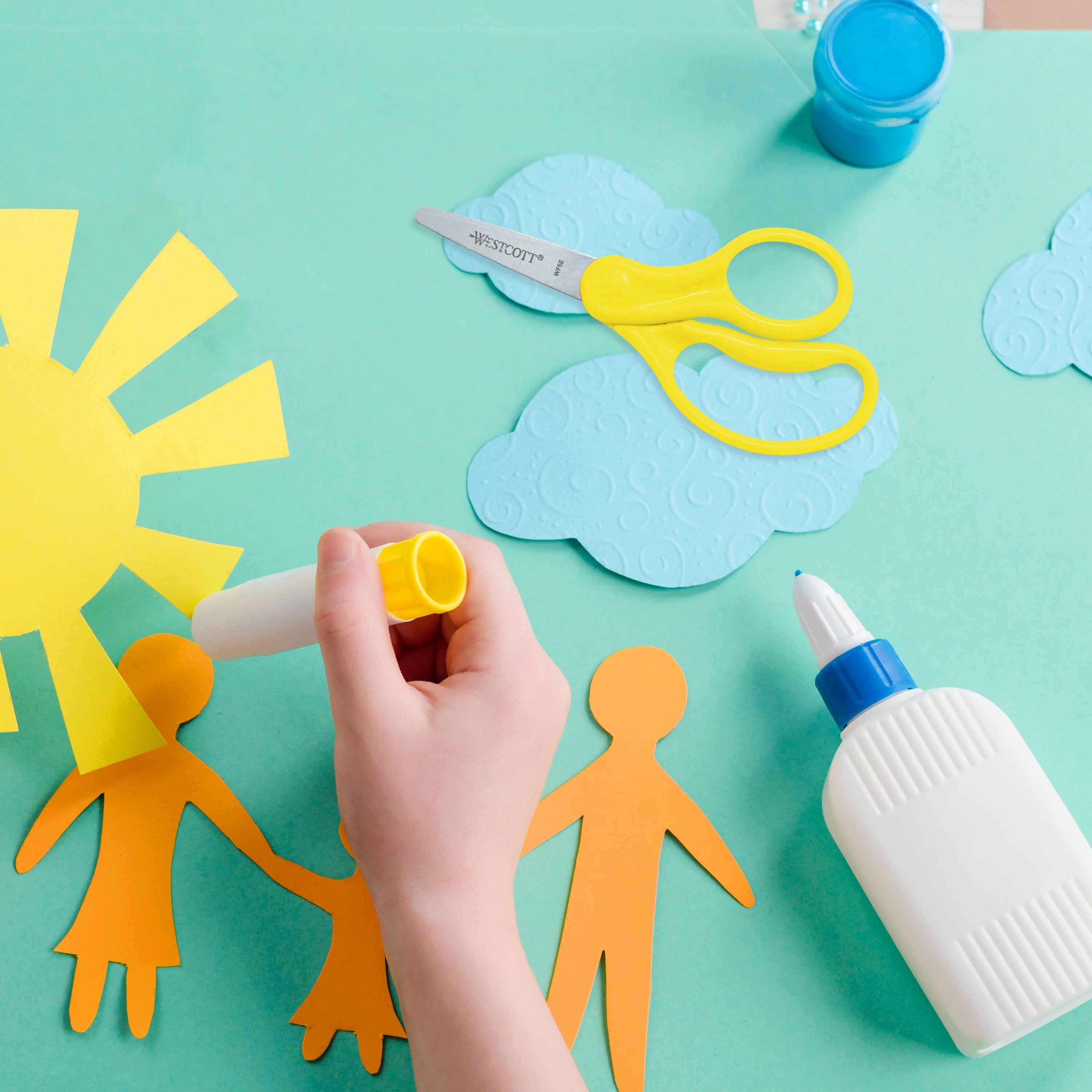 Westcott 5" Hard Handle Kids Scissors 2pk, Pointed (13132) - Image 8