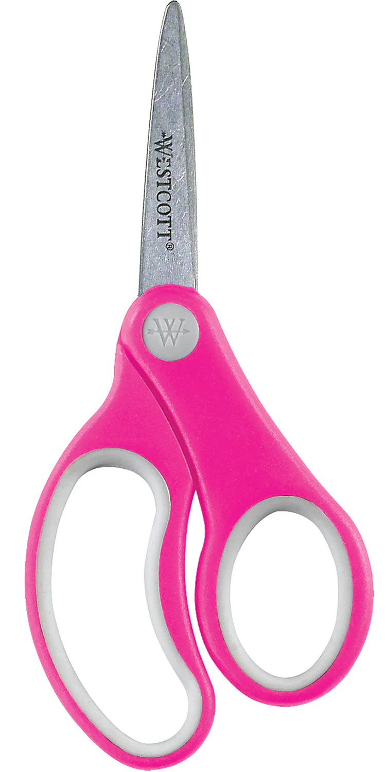 Westcott 5" Soft Handle Scissors, Pointed (14727) - Image 4