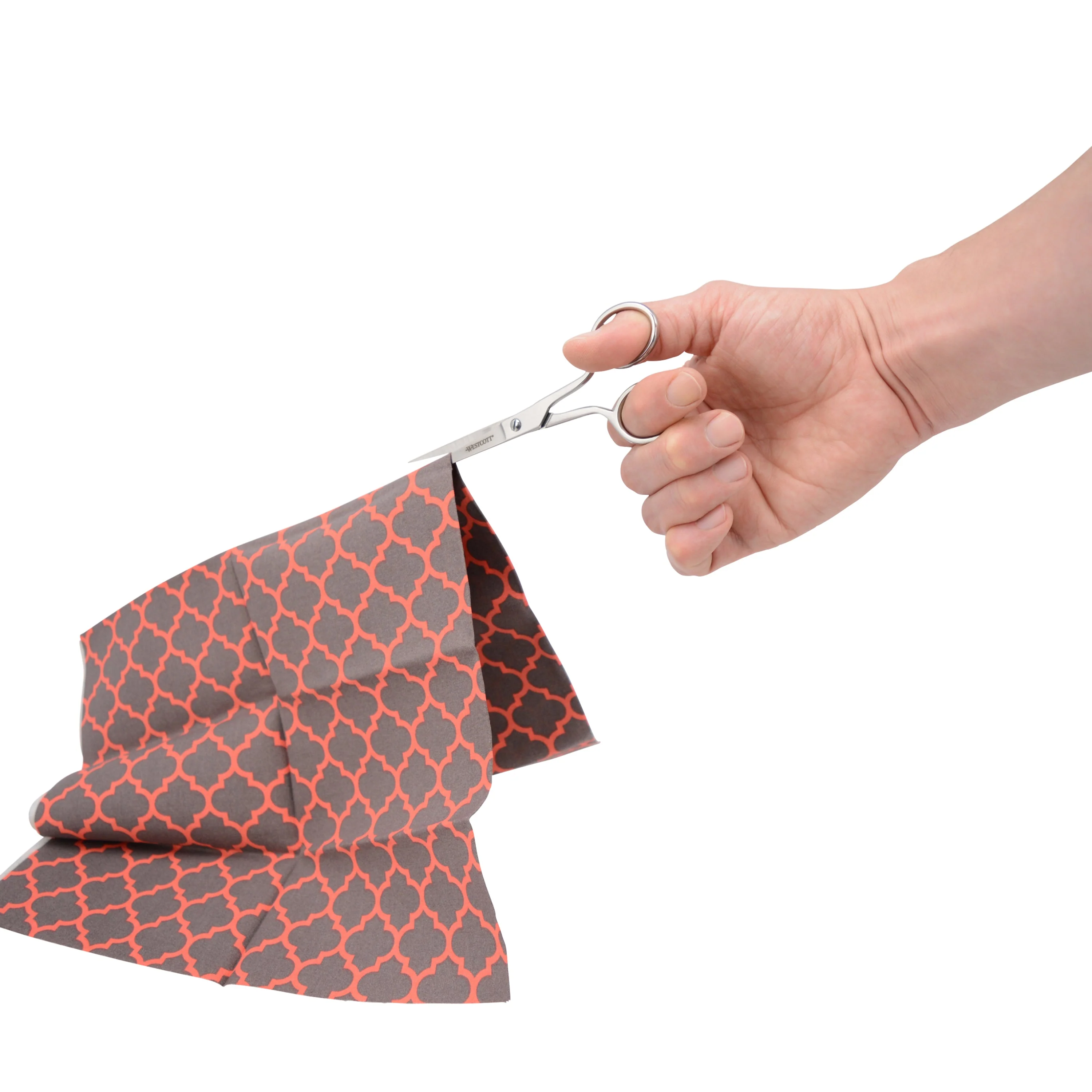 Westcott 5in Forged Fabric and Paper Scissors, Precision Scissors for Embroidery Detail, Sewing, Quilting, Tailoring, Arts and Crafts (00843-PARENT) - Image 7