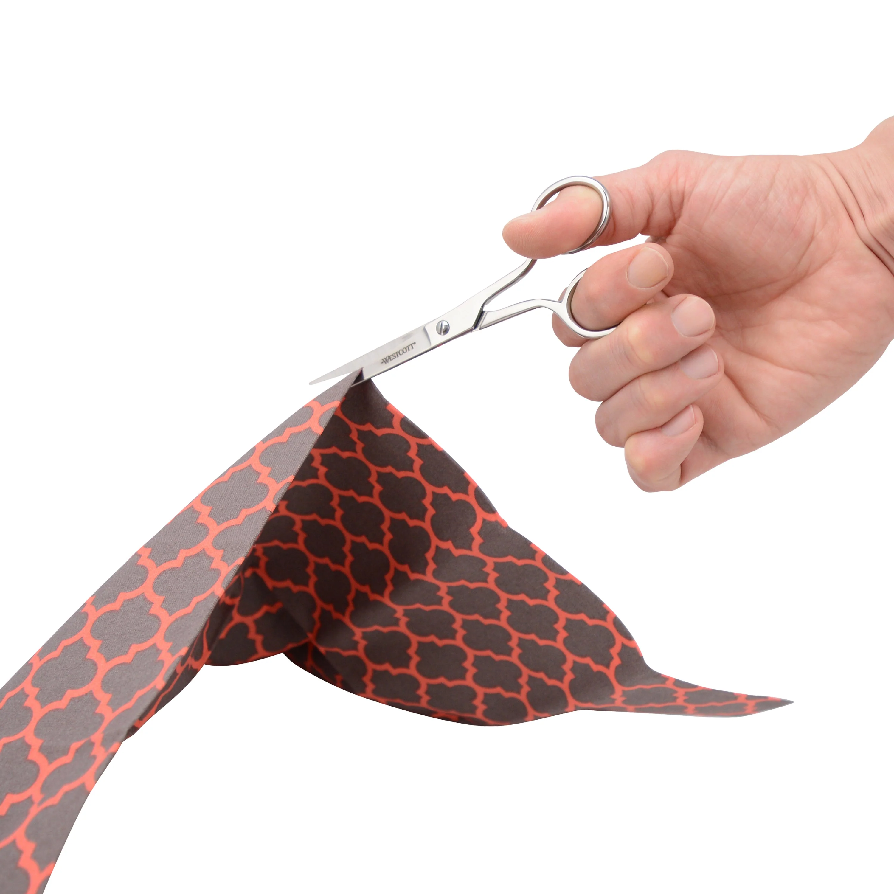 Westcott 5in Forged Fabric and Paper Scissors, Precision Scissors for Embroidery Detail, Sewing, Quilting, Tailoring, Arts and Crafts (00843-PARENT) - Image 8