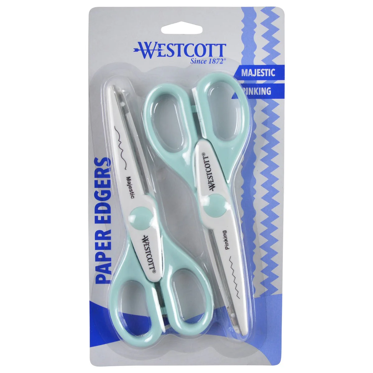 Westcott 6 inch Paper Edger Scissors, 2pk (Majestic/Pinking) - Image 10