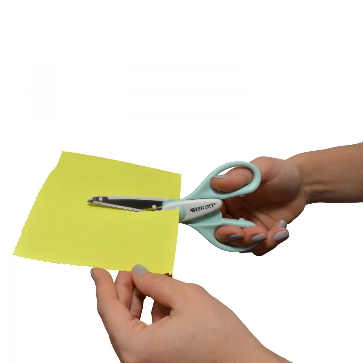 Westcott 6 inch Paper Edger Scissors, 2pk (Majestic/Pinking) - Image 3