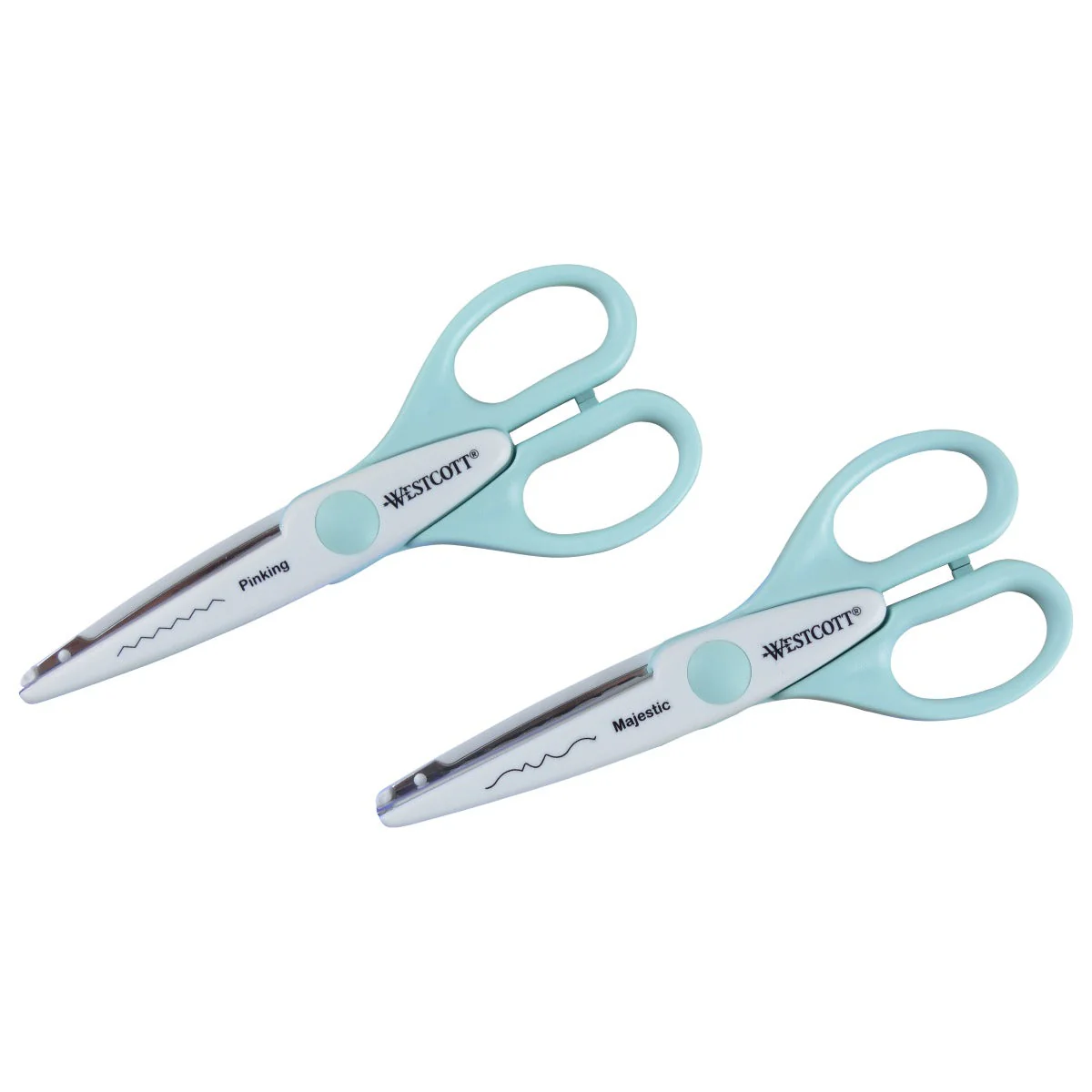Westcott 6 inch Paper Edger Scissors, 2pk (Majestic/Pinking) - Image 4