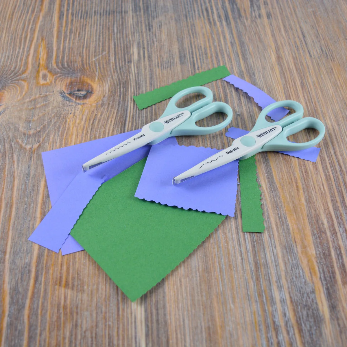 Westcott 6 inch Paper Edger Scissors, 2pk (Majestic/Pinking) - Image 7