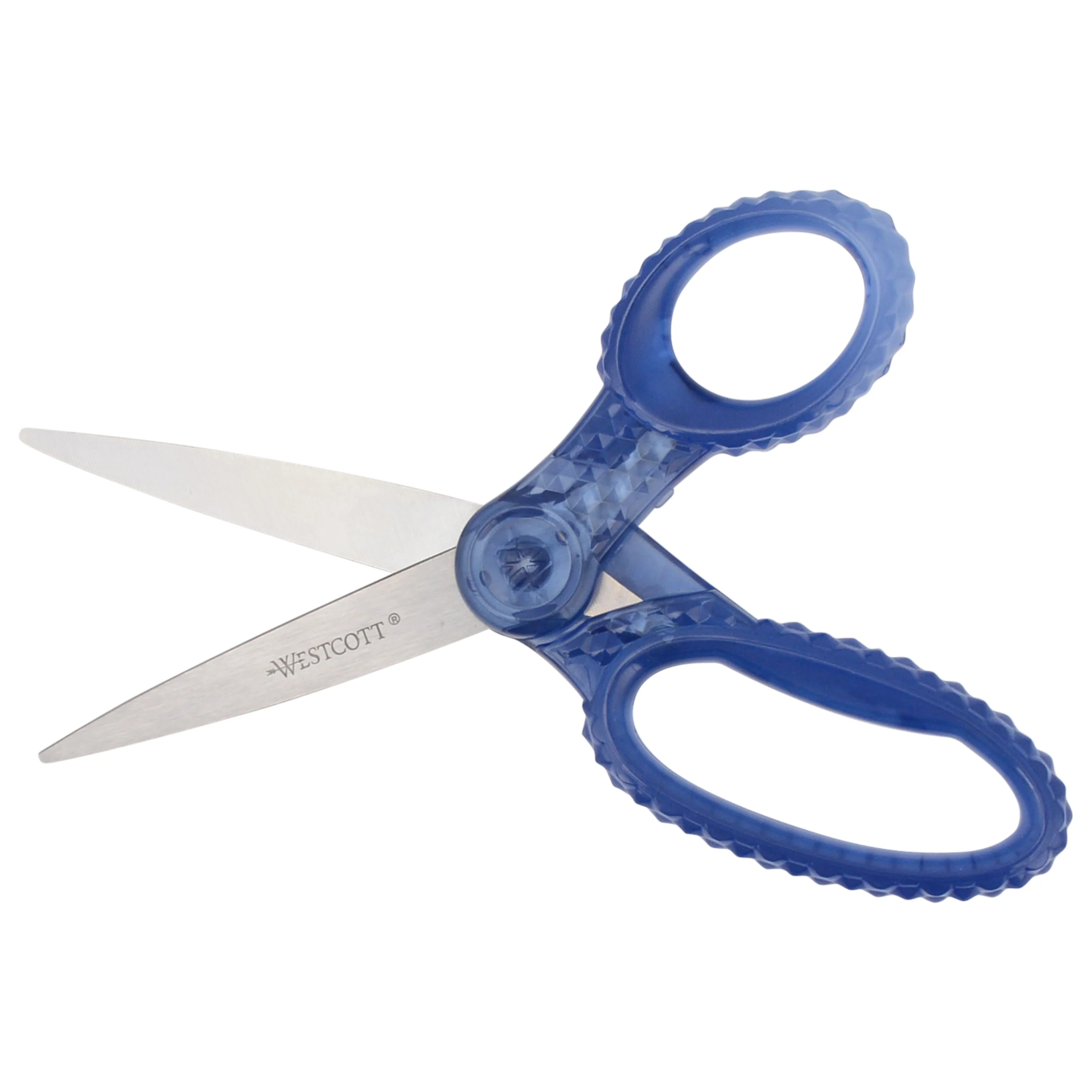 Westcott 7" GEM Crystal-Design Student Scissors, for Kids Aged 12+ - Scissors for School, Craft, Home, DIY, Classroom - Blue (00705-PARENT) - Image 5