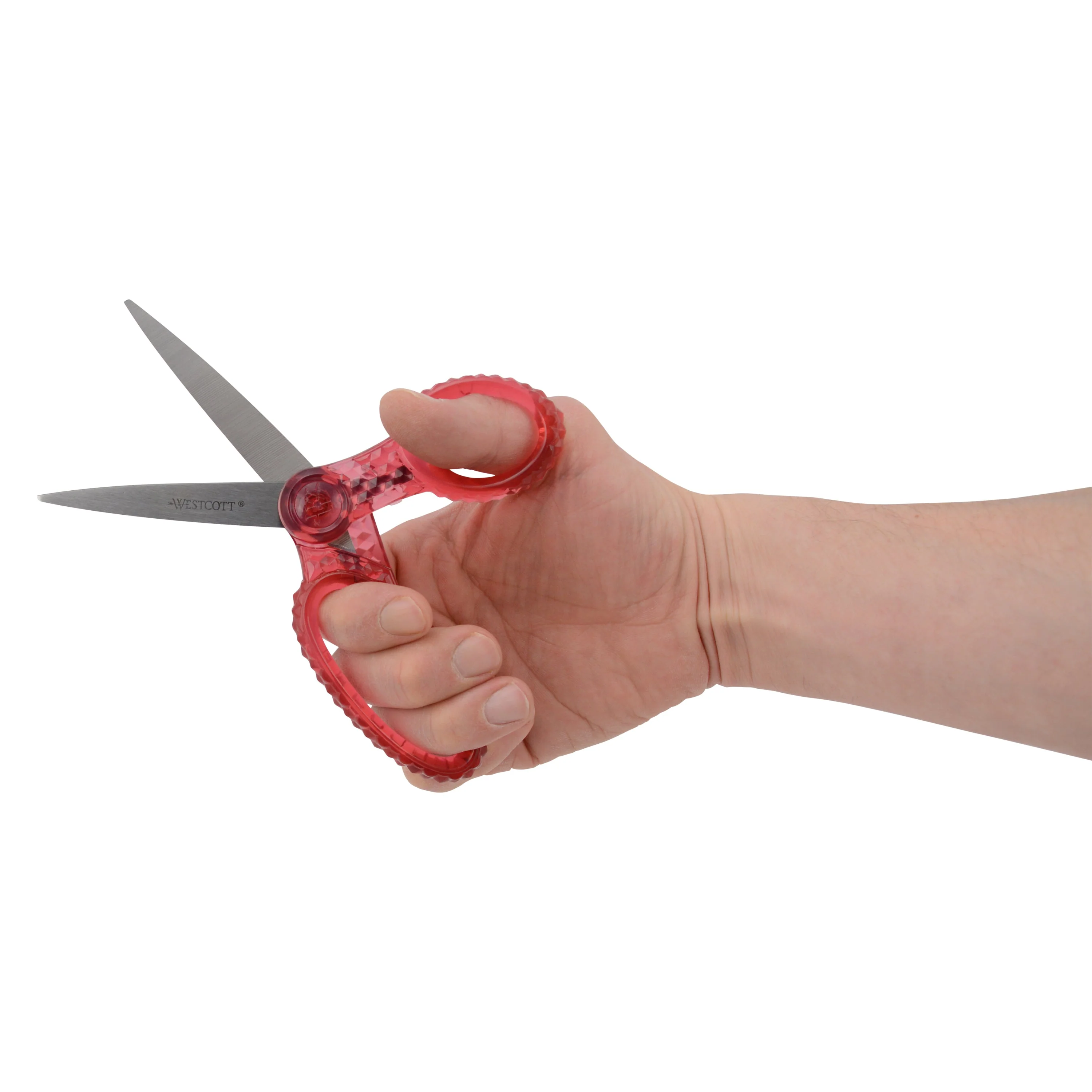 Westcott 7" GEM Crystal-Design Student Scissors, for Kids Aged 12+ - Scissors for School, Craft, Home, DIY, Classroom - Pink (00704-PARENT) - Image 5