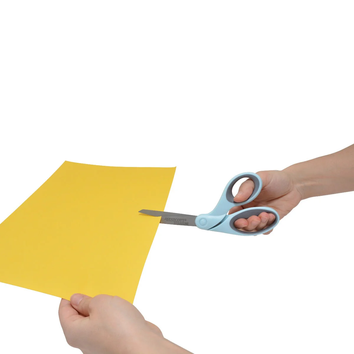 Westcott 8” & 5” Print Titanium 2 Pack Scissor Set - Image 4