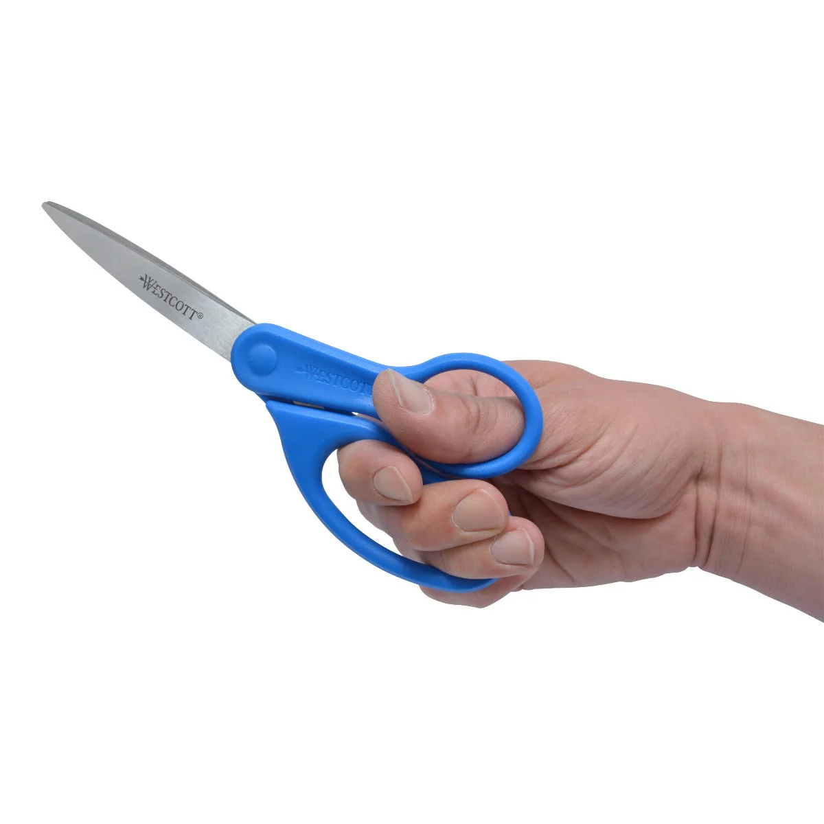 Westcott 8" All Purpose Preferred Stainless Steel Scissors, Blue (41218) - Image 3