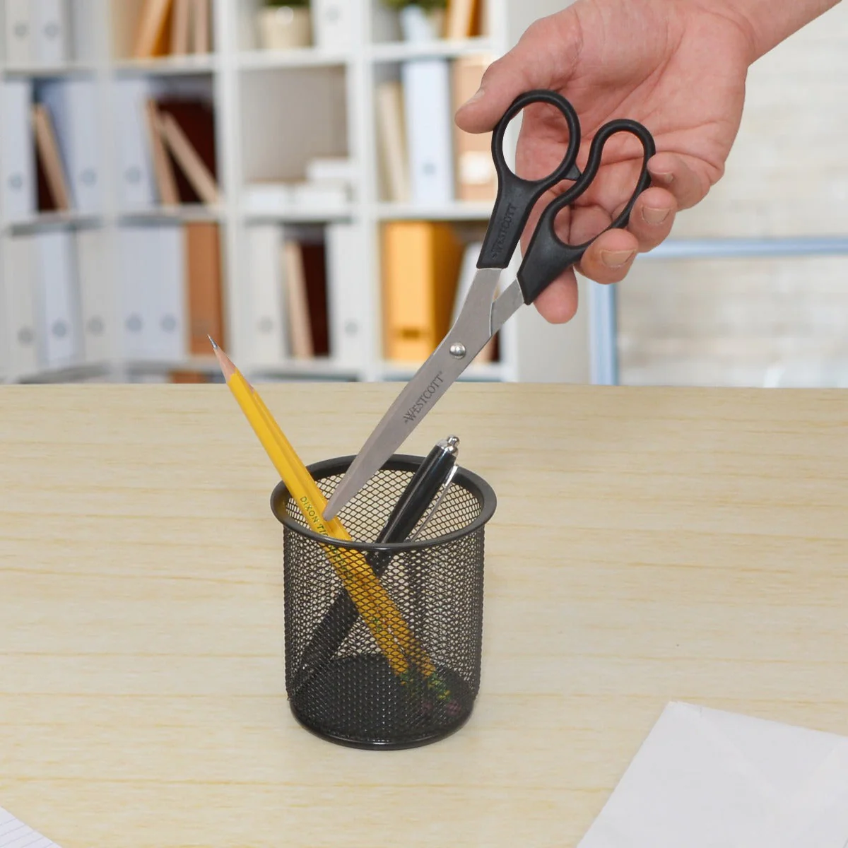 Westcott 8" All Purpose Straight Scissors 2pk (14880) - Image 4