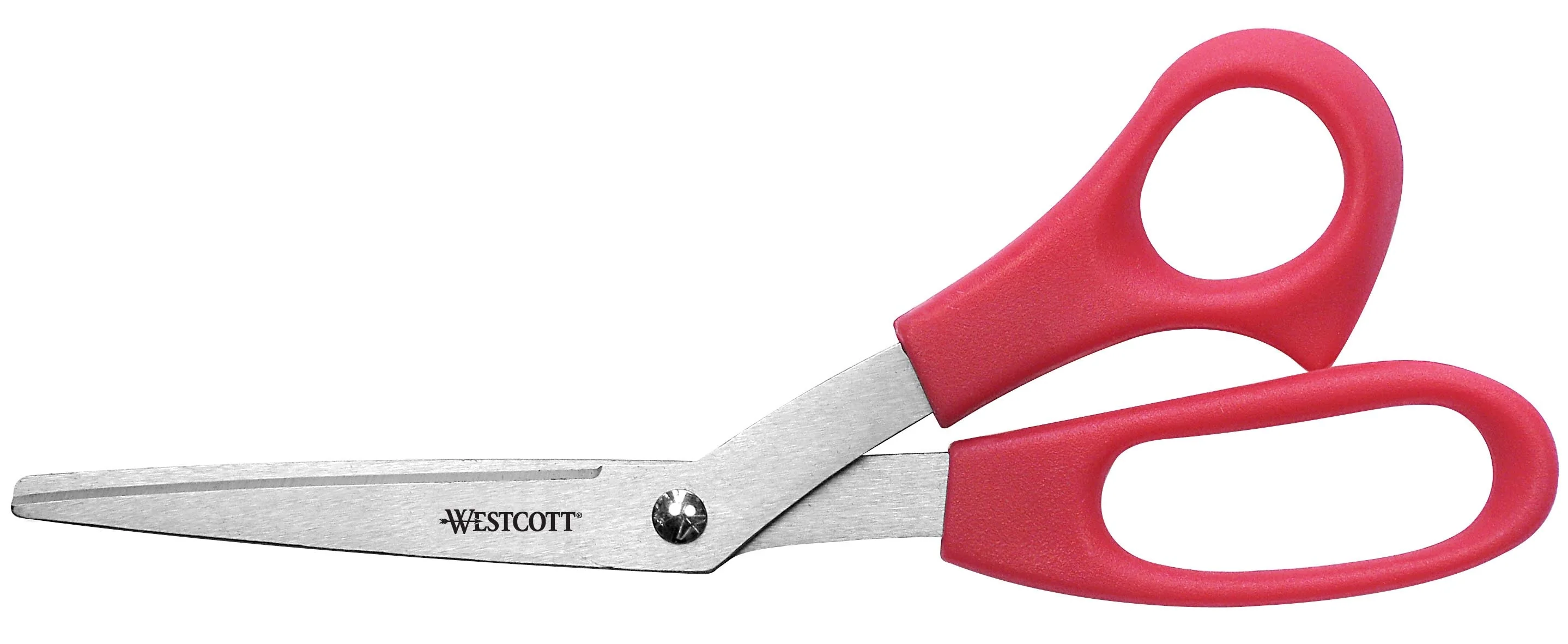 Westcott 8" Bent All Purpose Value Scissors, Red (10703) - Image 6
