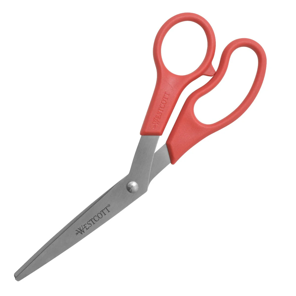 Westcott 8" Bent All Purpose Value Scissors, Red (10703) - Image 7