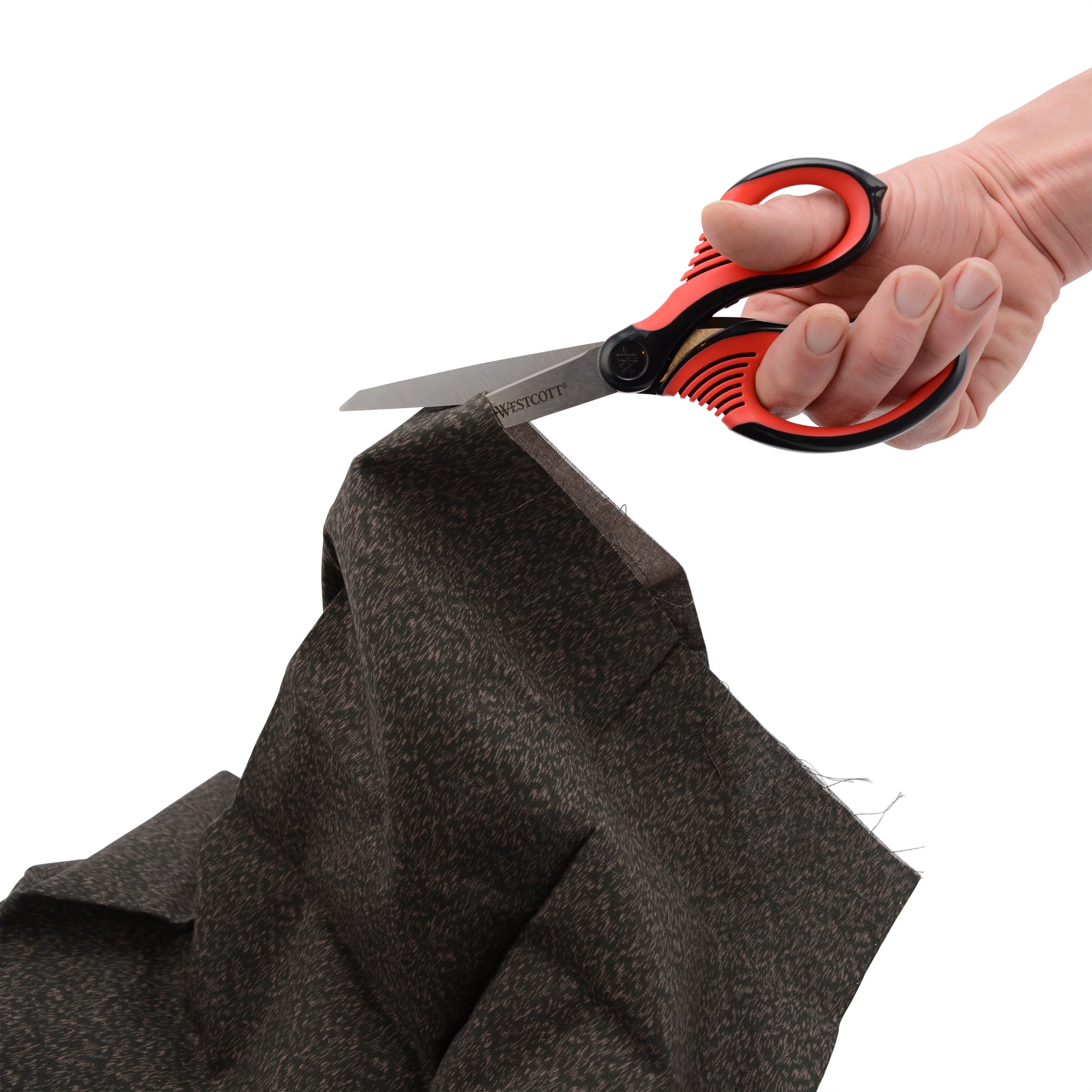 Westcott 8-Inch Titanium-Bonded Premium Handle Scissors for Office and Home, Black/Red (00960-Parent) - Image 3