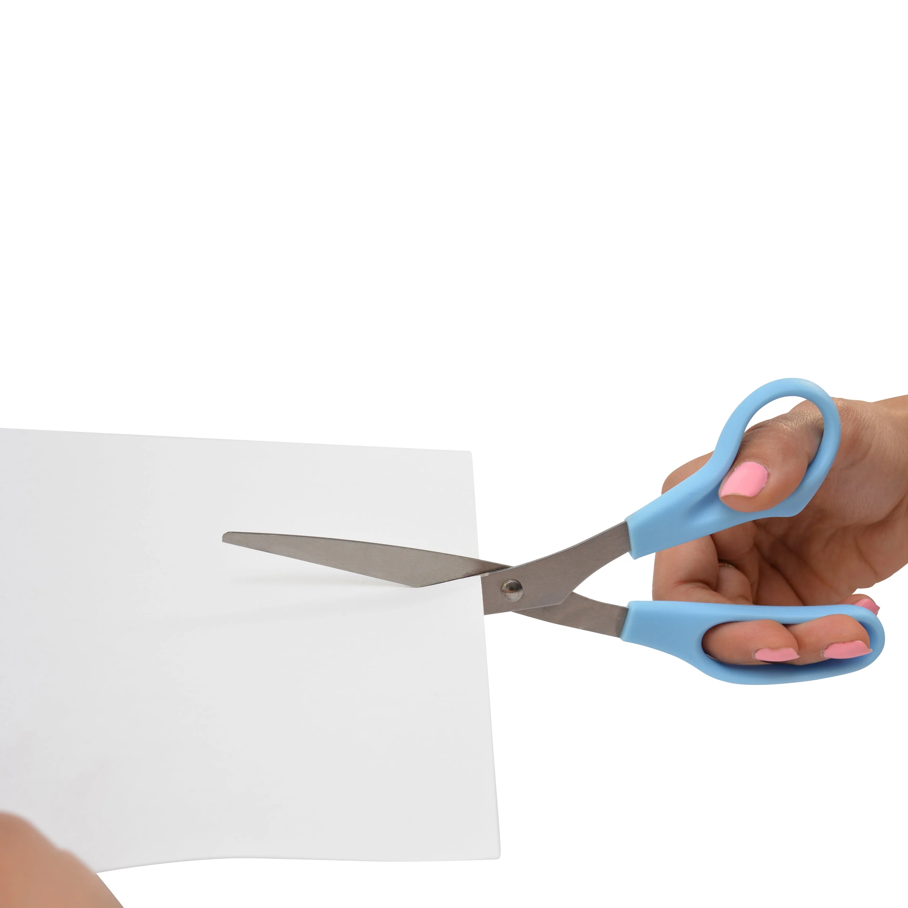 Westcott 8" Straight All Purpose Value Scissors, Blue (13151) - Image 3