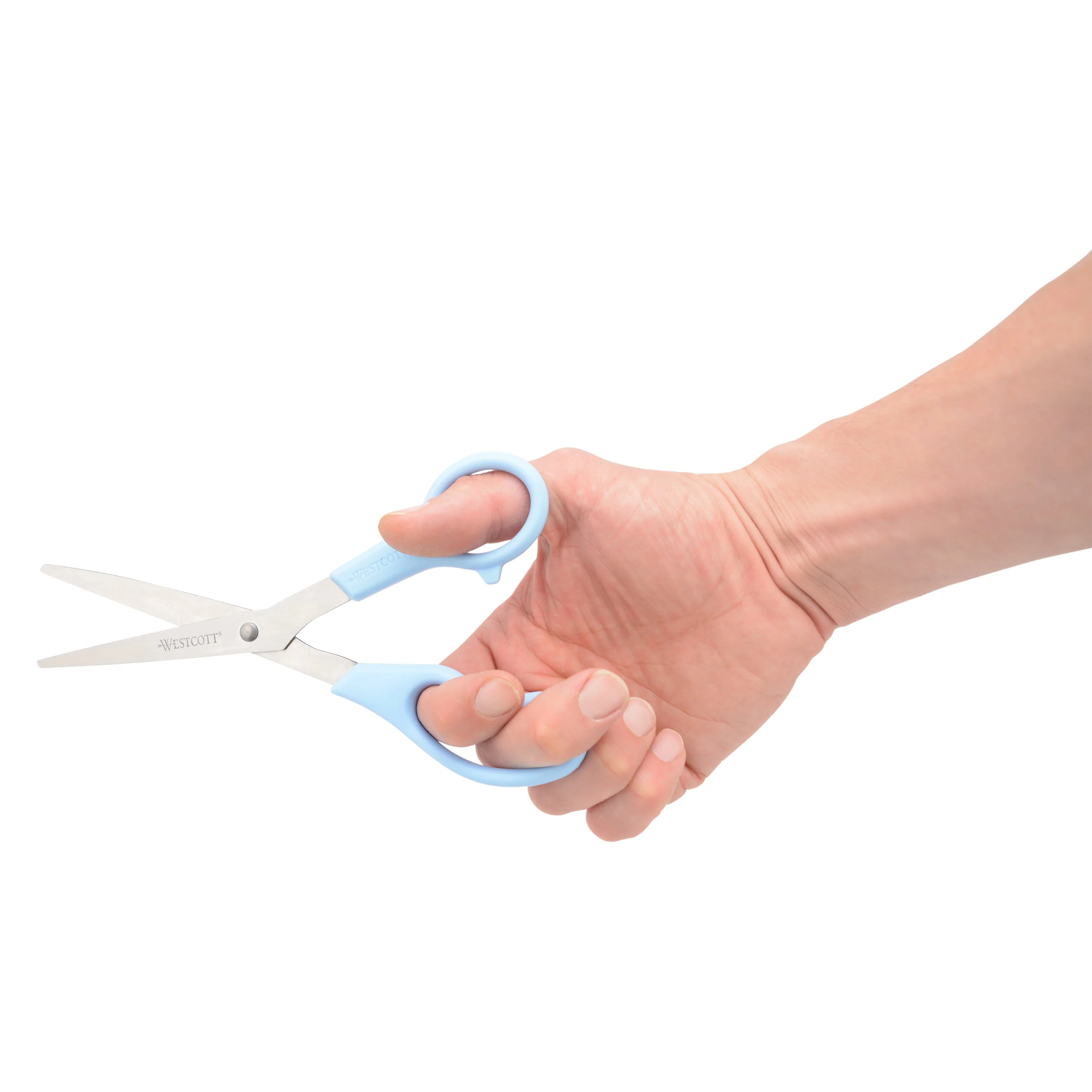 Westcott 8" Straight All Purpose Value Scissors, Blue (13151) - Image 5