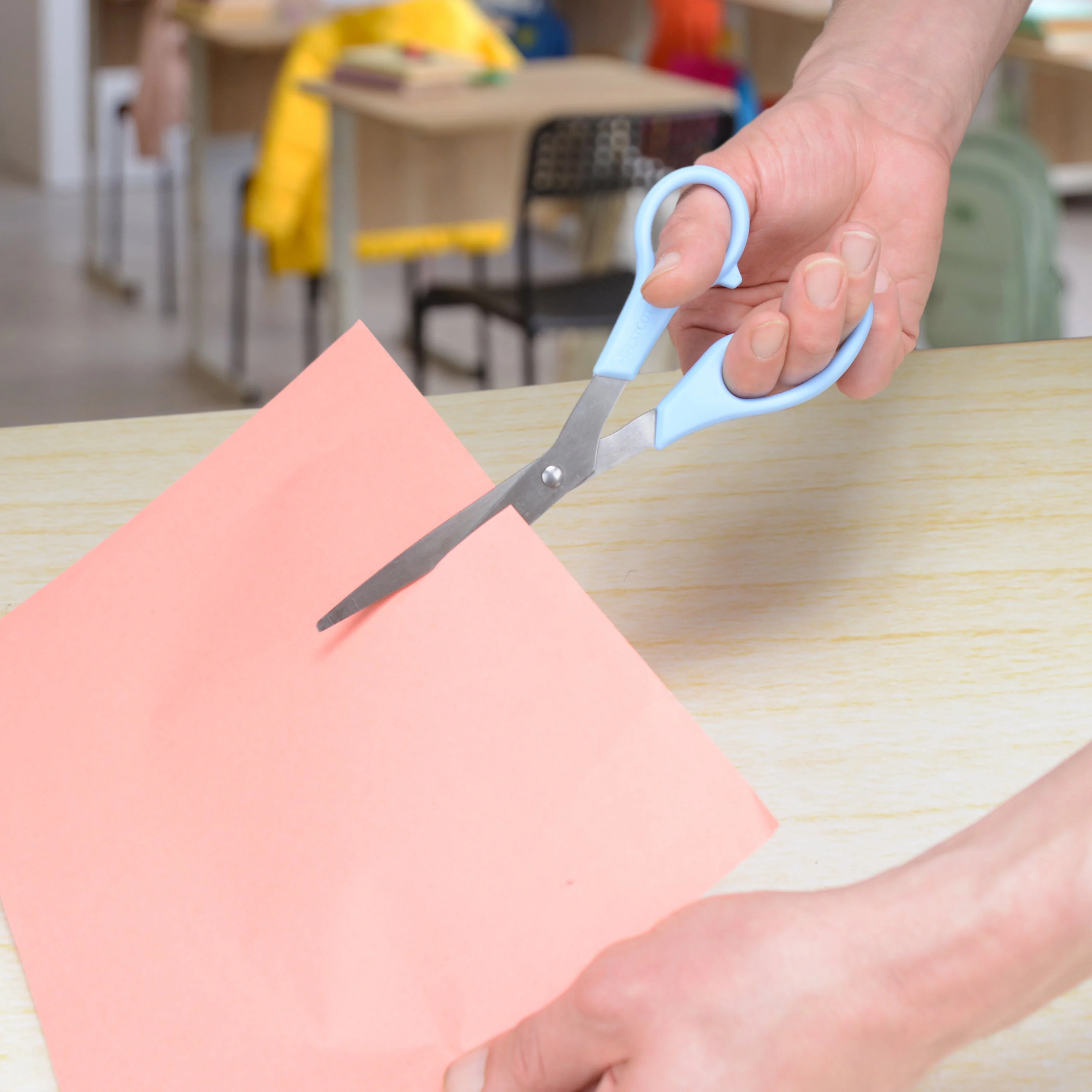 Westcott 8" Straight All Purpose Value Scissors, Blue (13151) - Image 8