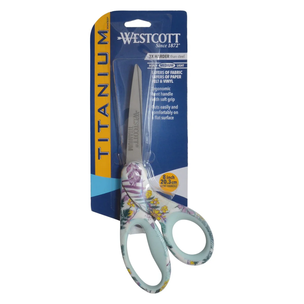 Westcott 8" Titanium Bonded Fashion Scissors, Bent - Image 5