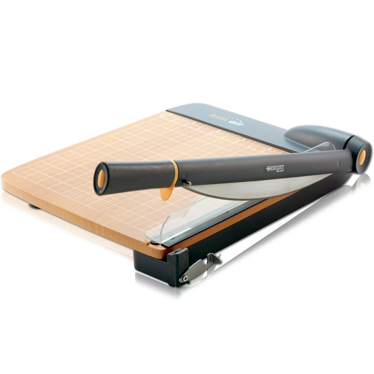 Westcott TrimAir Titanium Bonded Wood Guillotine Paper Trimmer, 12" (15106) - Image 3