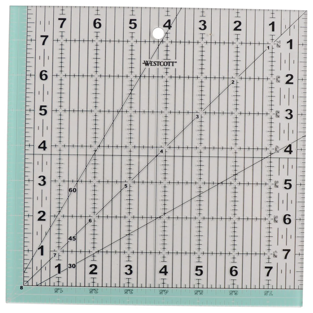 Westcott Acrylic Ruler, Rotary Cutter, Hobby Knife, Blue, 3-Pack (14799-PARENT) - Image 10