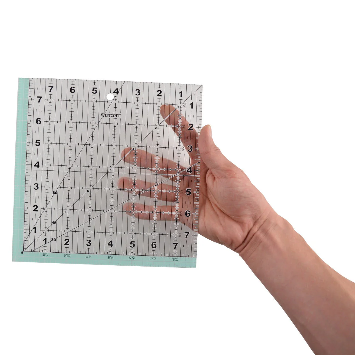 Westcott Acrylic Ruler, Rotary Cutter, Hobby Knife, Blue, 3-Pack (14799-PARENT) - Image 11