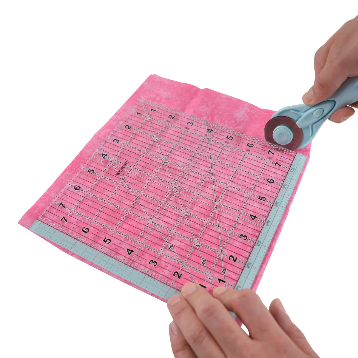 Westcott Acrylic Ruler, Rotary Cutter, Hobby Knife, Blue, 3-Pack (14799-PARENT) - Image 9