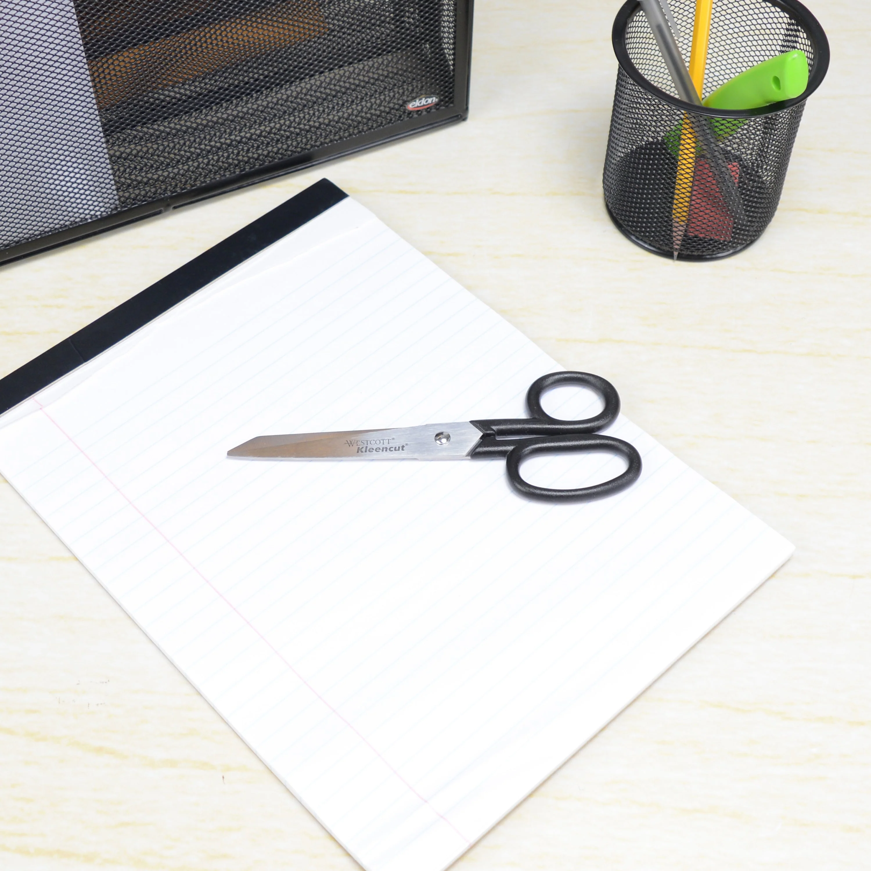 Westcott All Purpose Kleencut Stainless Steel Scissors, 7", Black (19017) - Image 8