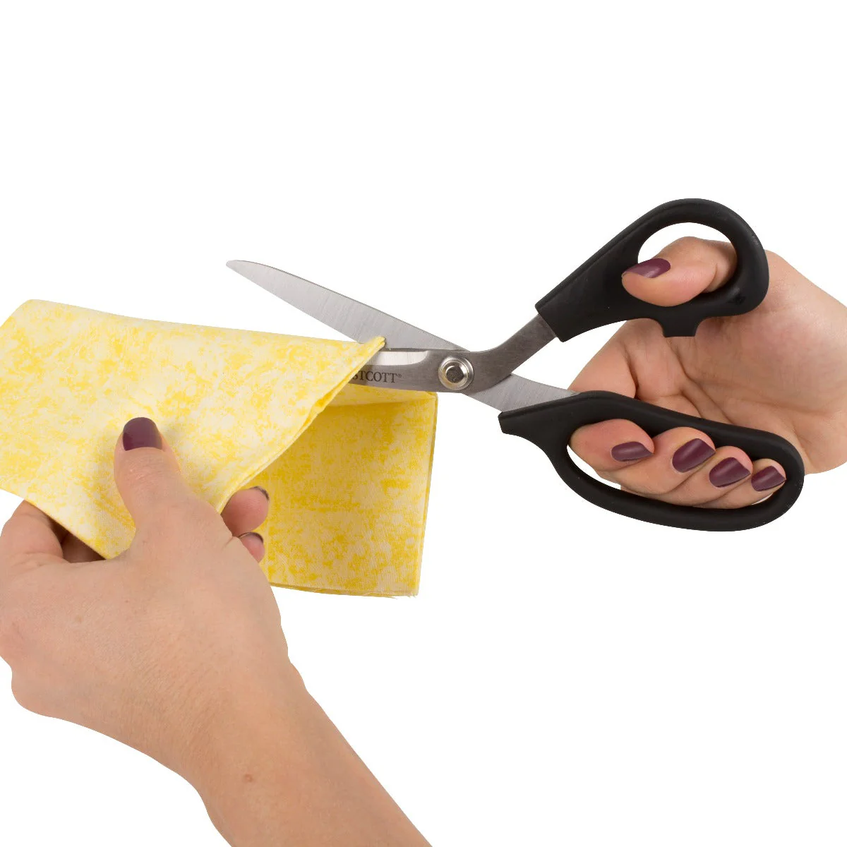 Westcott All Purpose Plus 8", Bent, 5", Straight, Black, 2-Piece - Image 3