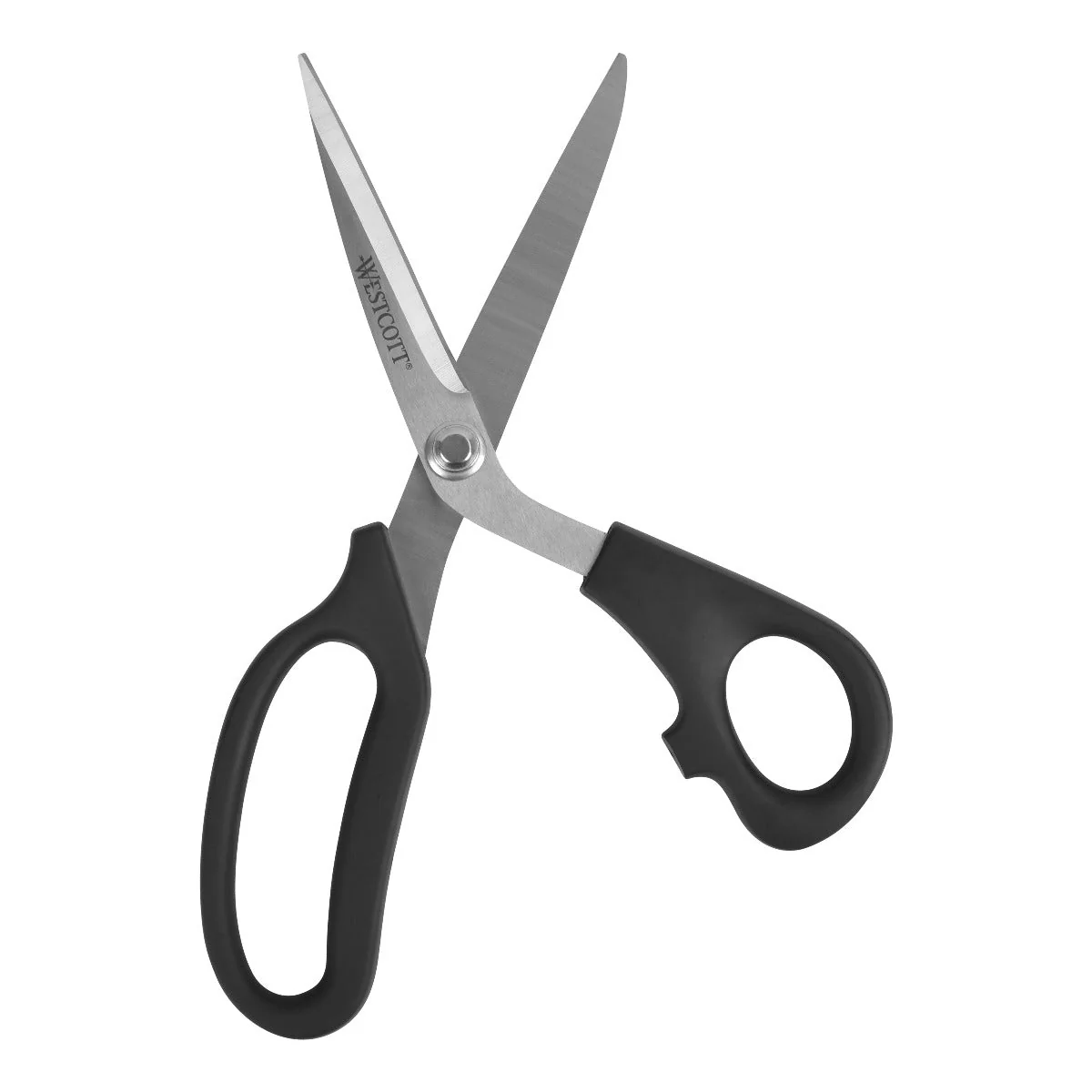 Westcott All Purpose Plus 8", Bent, 5", Straight, Black, 2-Piece - Image 7