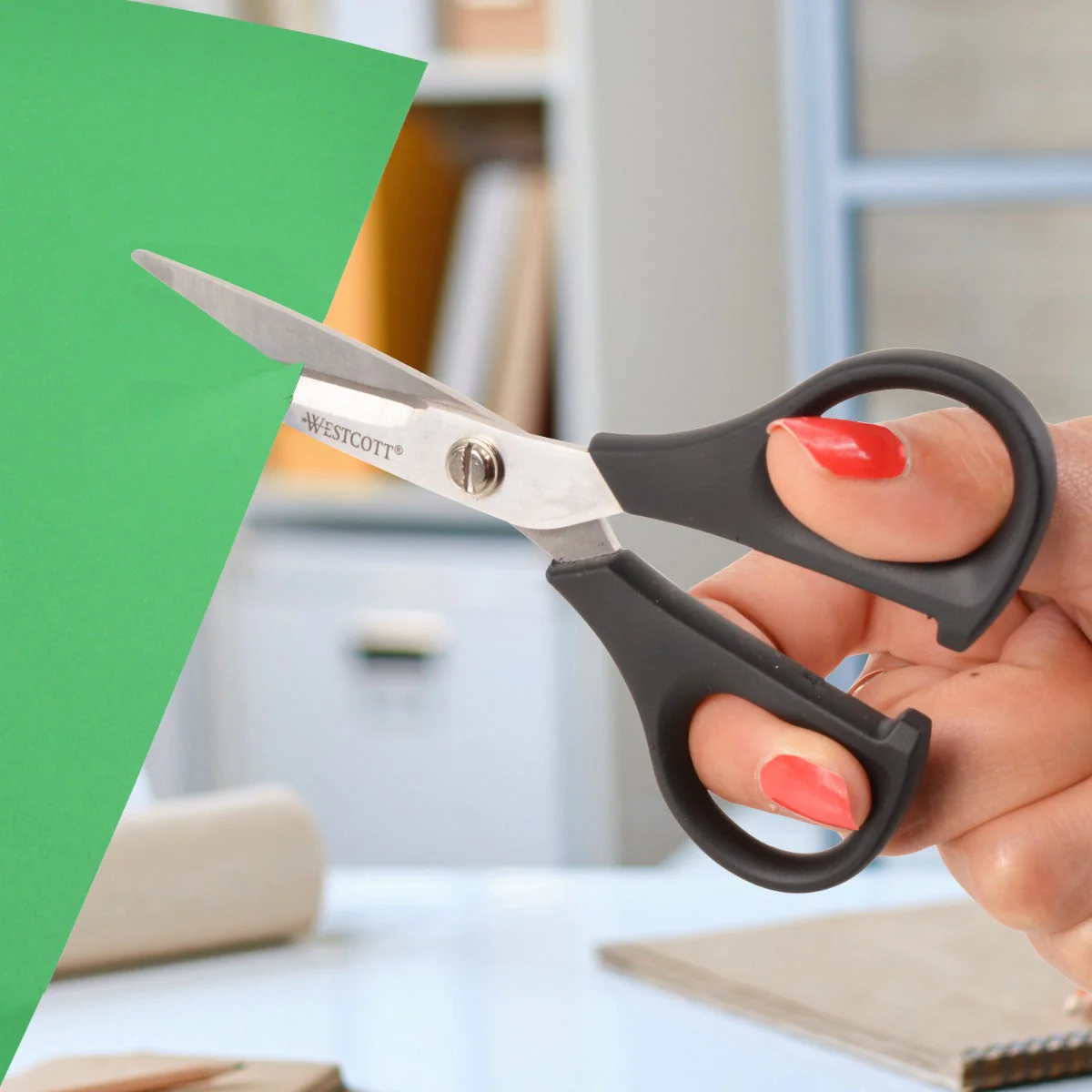 Westcott All Purpose Plus 5" Black Scissor - Image 5