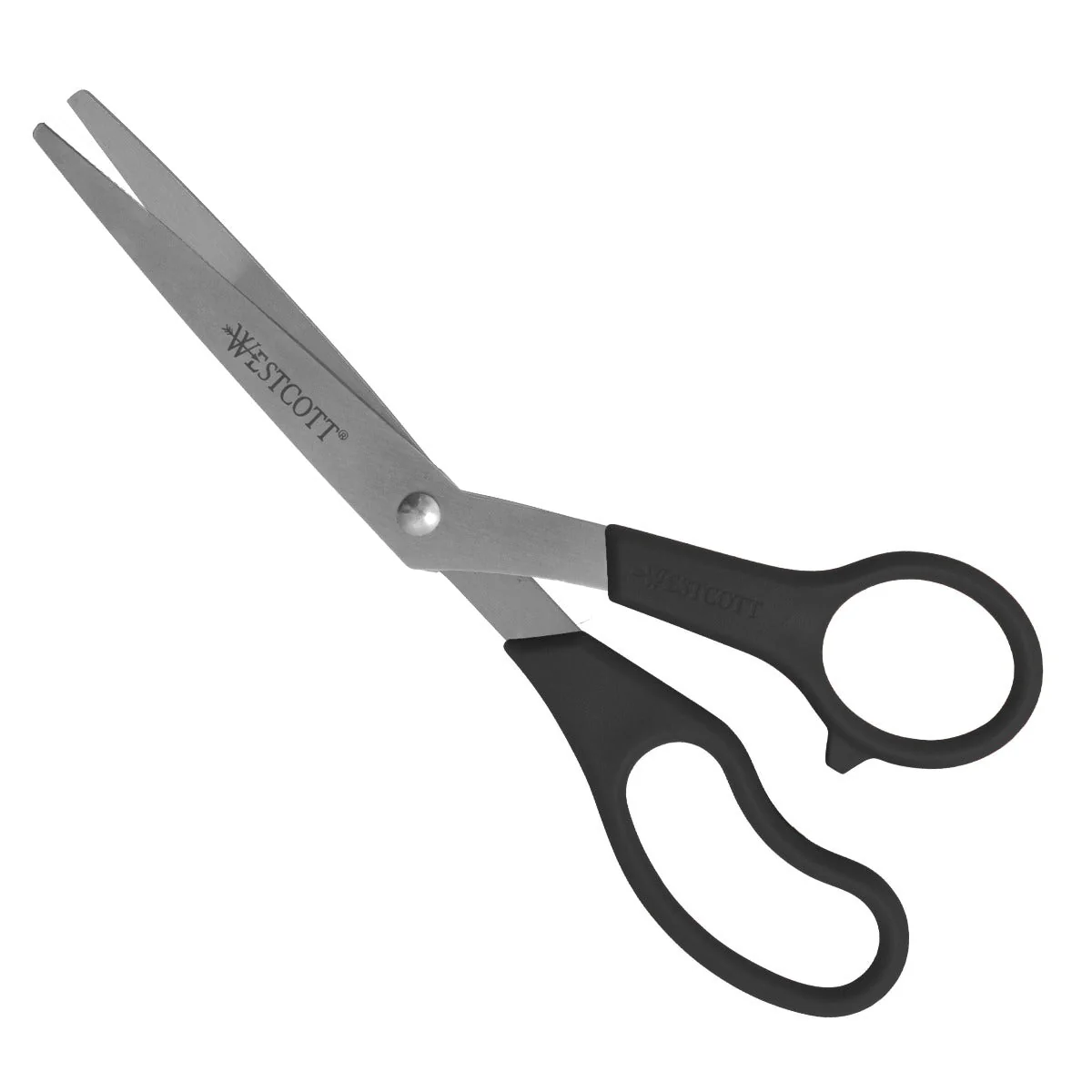 Westcott All Purpose Value Scissors, 8' Bent, Pack of 3, Black (13402) - Image 3