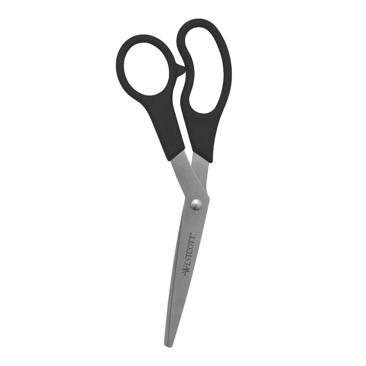 Westcott All Purpose Value Scissors, 8' Bent, Pack of 3, Black (13402) - Image 4