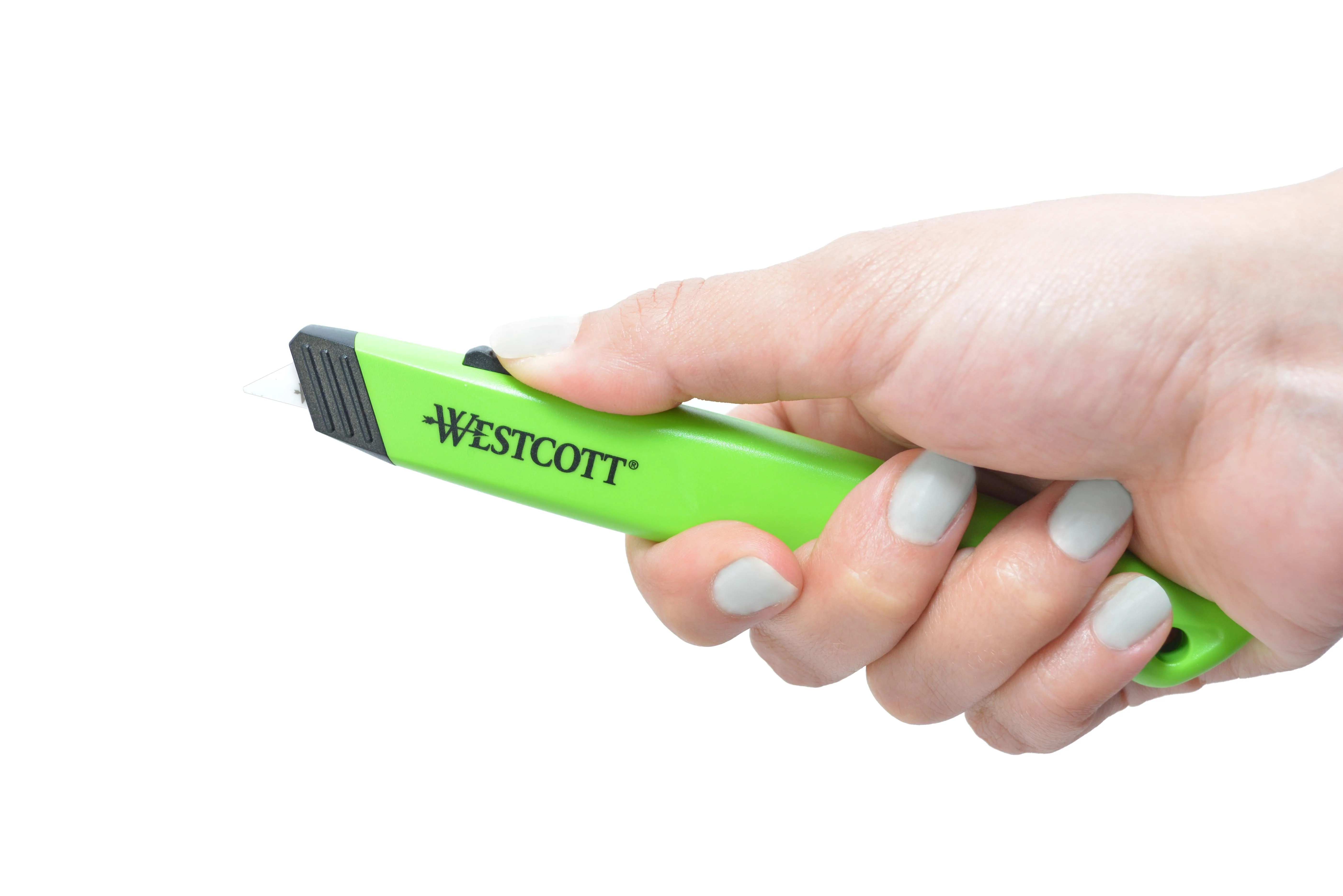 Westcott Full Size Auto Retractable Ceramic Utility Box Cutter (16475) - Image 12