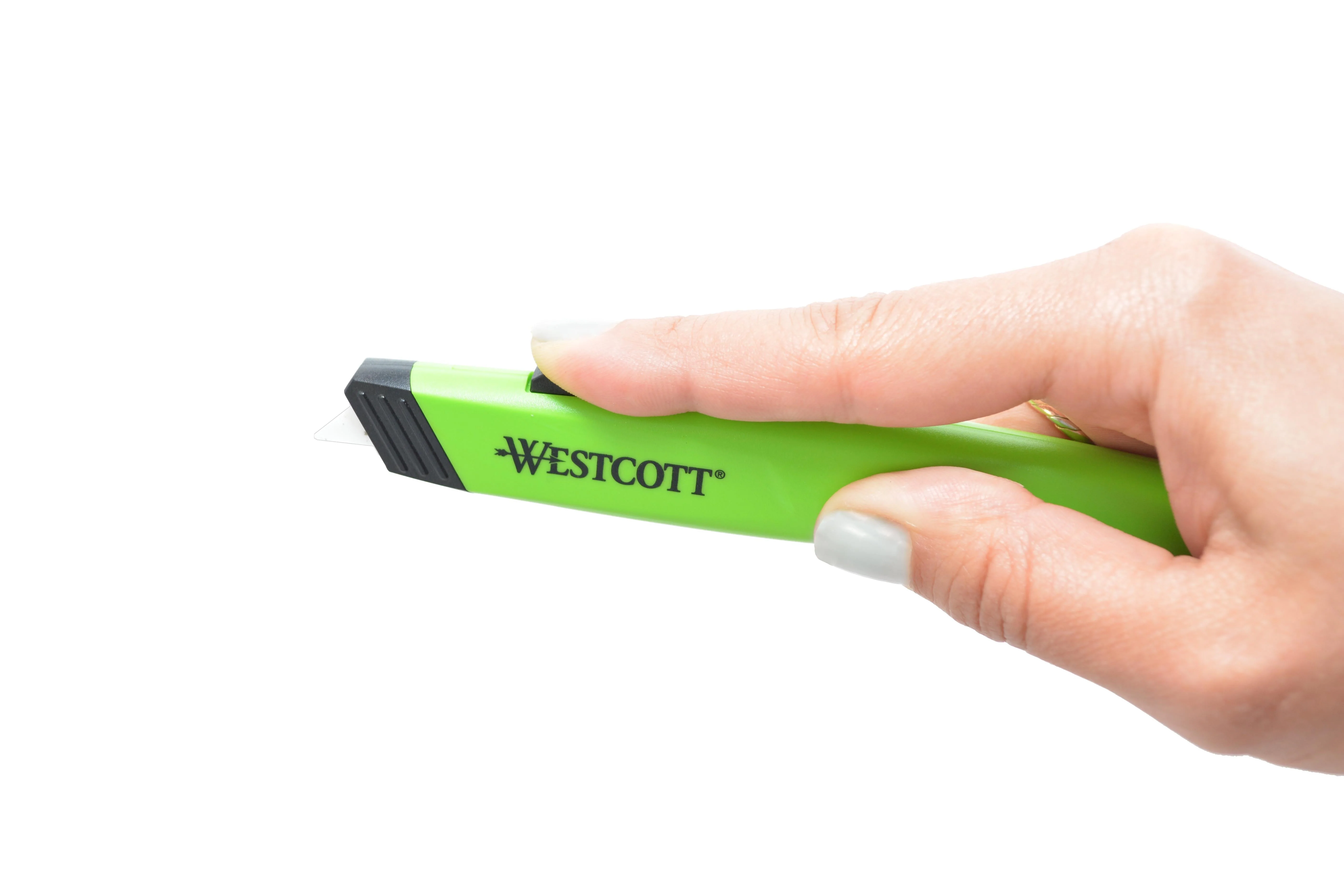 Westcott Full Size Auto Retractable Ceramic Utility Box Cutter (16475) - Image 13