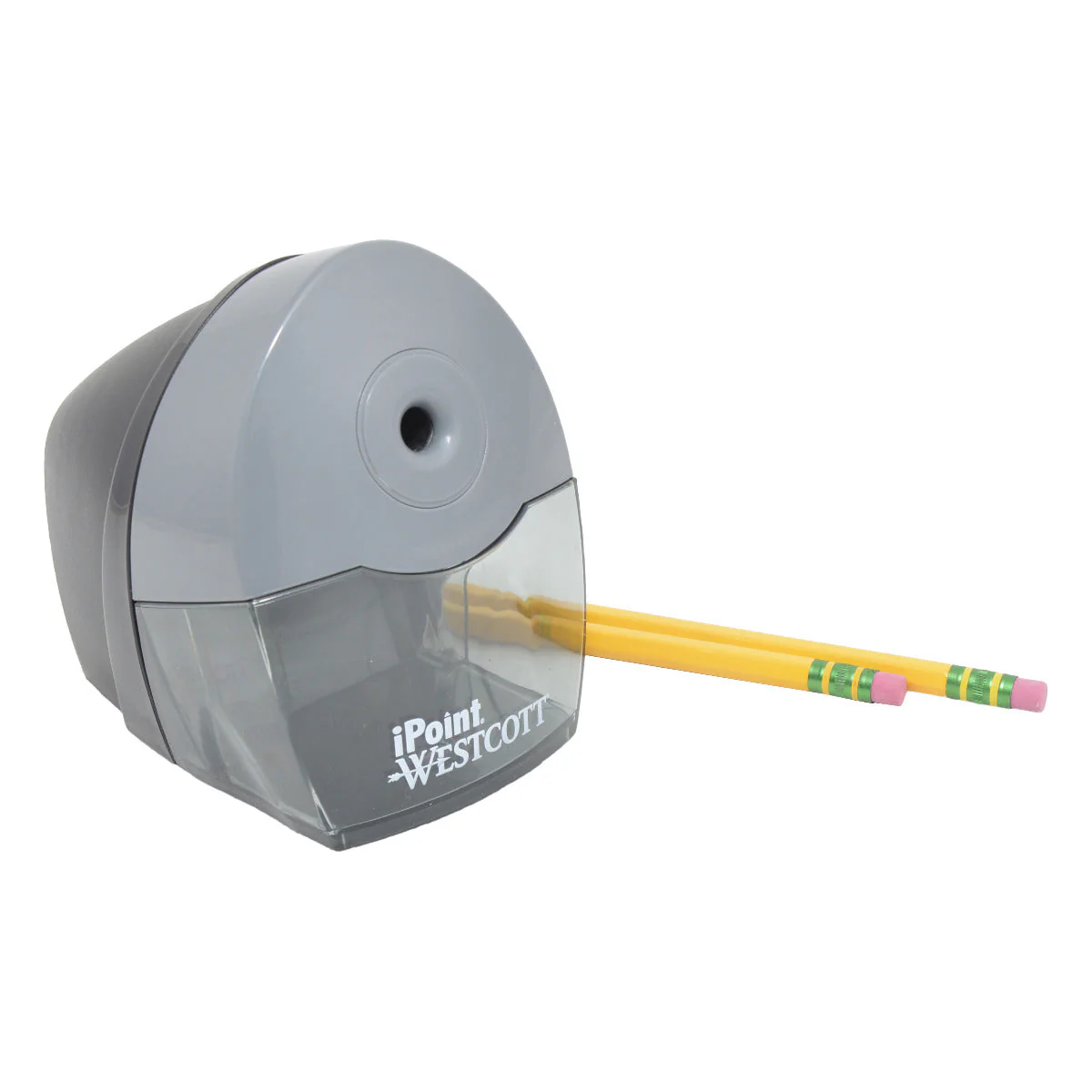 Westcott Compact Electric Single Hole Horizontal Pencil Sharpener (00407) - Image 3