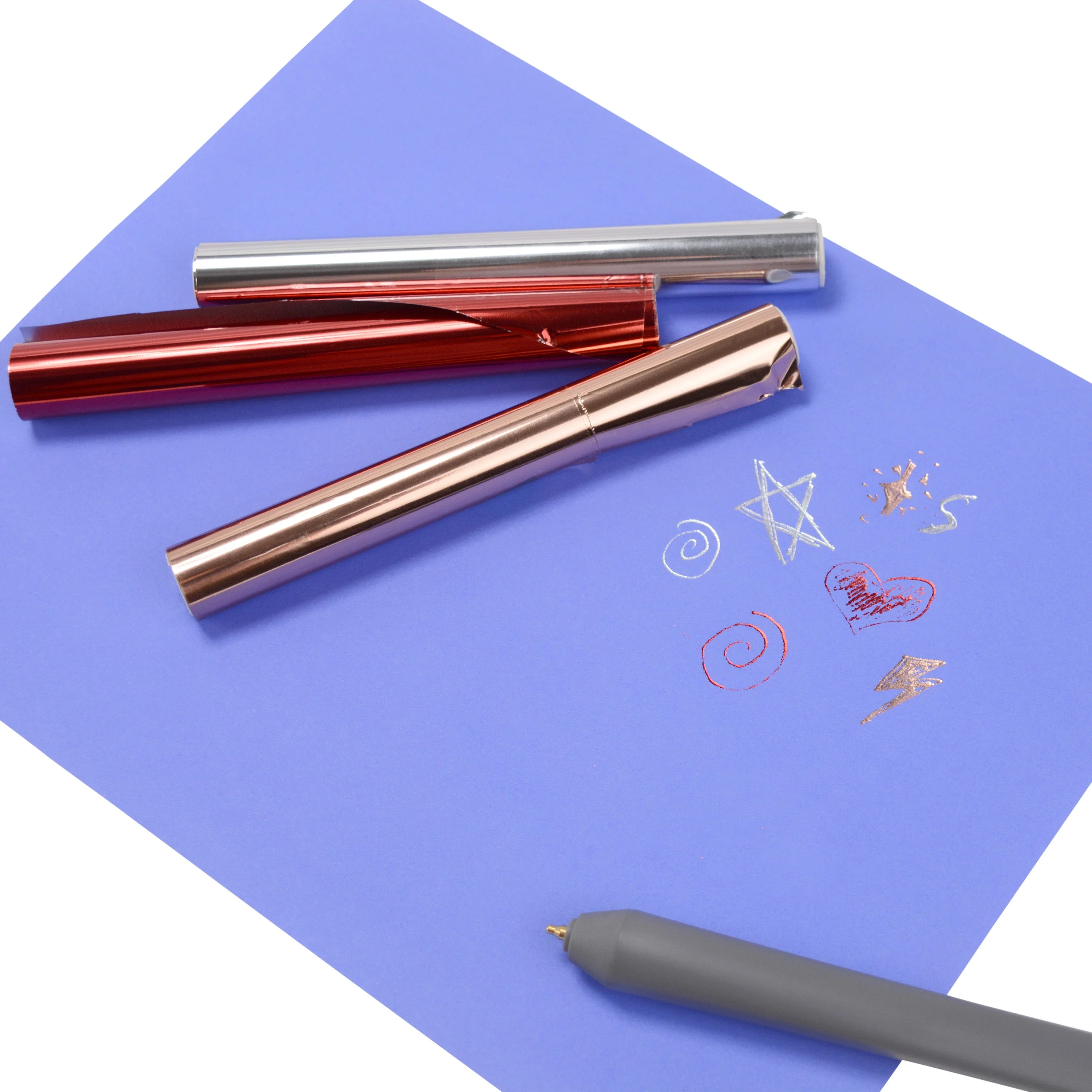 Westcott Heat Activated Foil Paper 3 Pack, for Craft Projects, Cards, Scrapbooks, Invitations and More (00875-PARENT) - Image 3