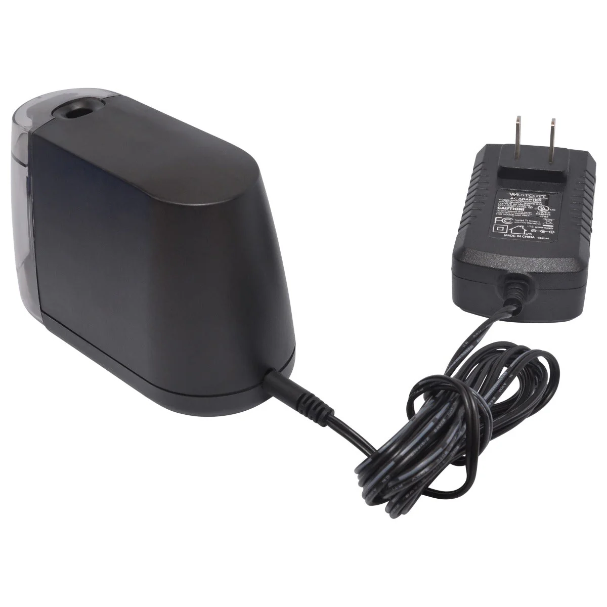 Westcott iPoint Duo™ Dual-Powered Battery/Electric Pencil Sharpener, Black (17812) - Image 13