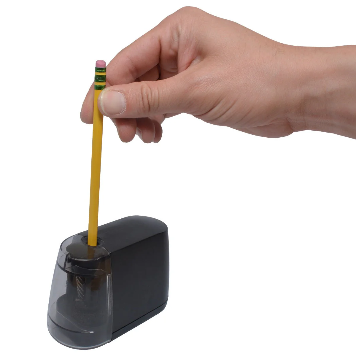 Westcott iPoint Duo™ Dual-Powered Battery/Electric Pencil Sharpener, Black (17812) - Image 6