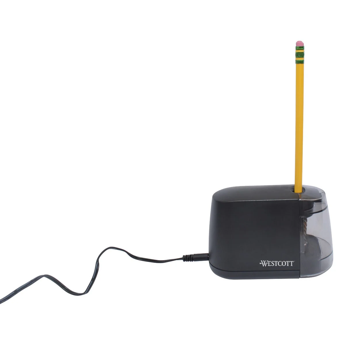 Westcott iPoint Duo™ Dual-Powered Battery/Electric Pencil Sharpener, Black (17812) - Image 9