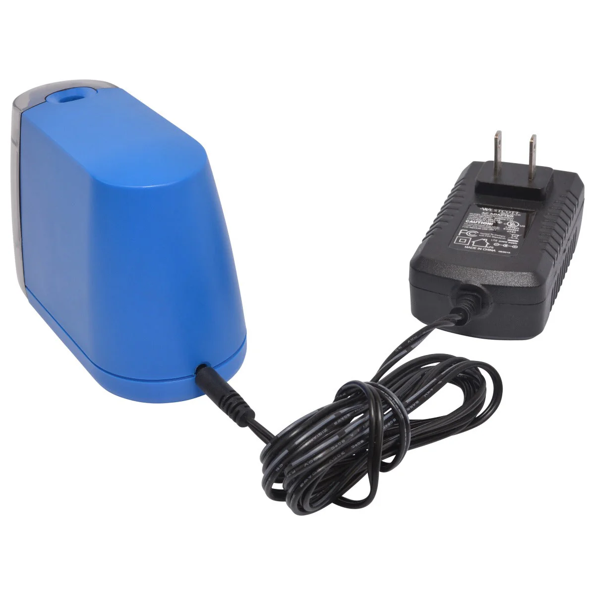 Westcott iPoint Duo™ Dual-Powered Battery/Electric Pencil Sharpener, Blue (17813) - Image 11