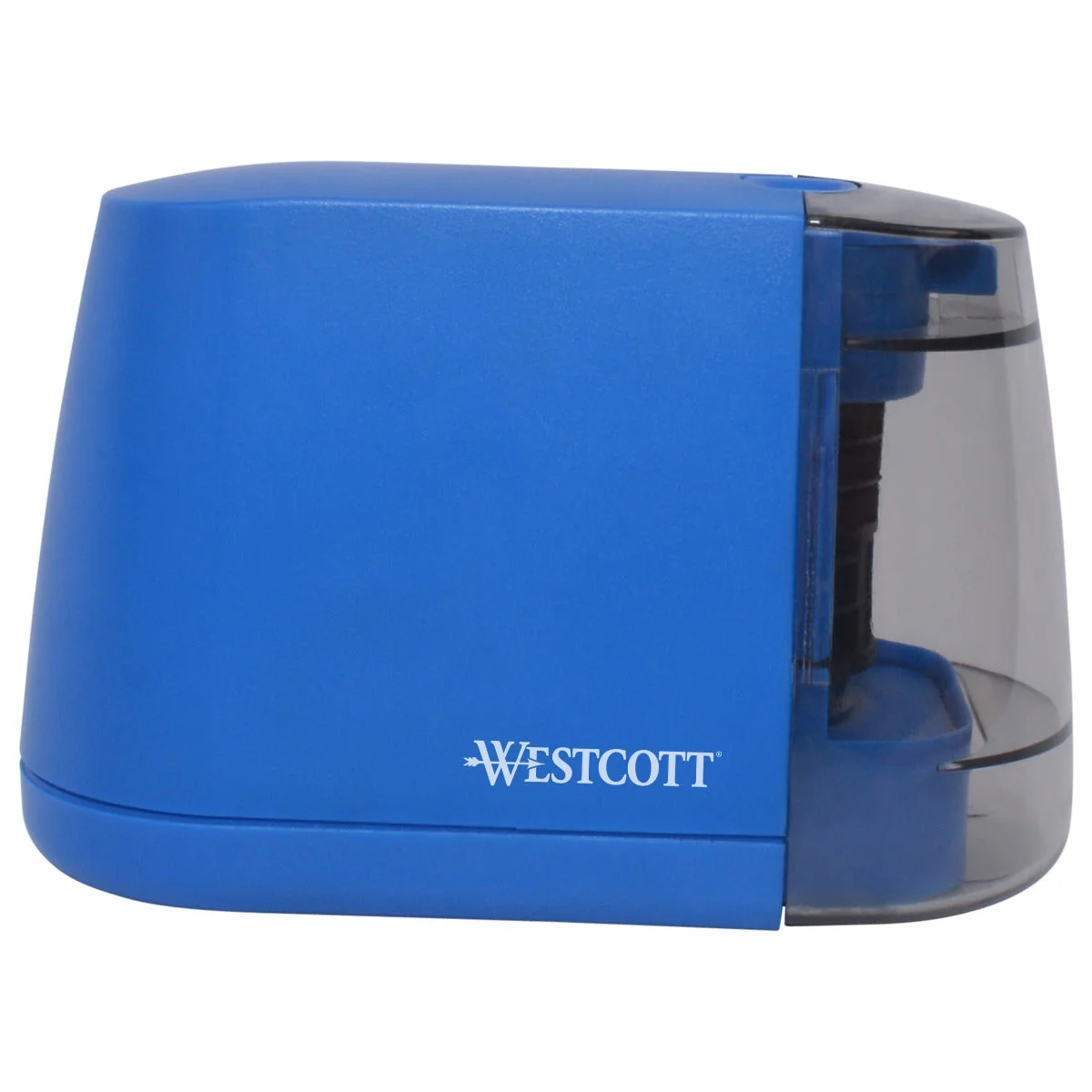 Westcott iPoint Duo™ Dual-Powered Battery/Electric Pencil Sharpener, Blue (17813) - Image 12