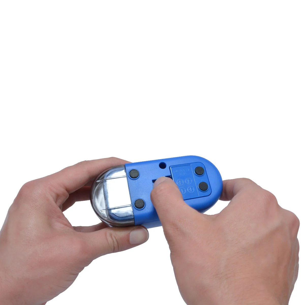 Westcott iPoint Duo™ Dual-Powered Battery/Electric Pencil Sharpener, Blue (17813) - Image 3